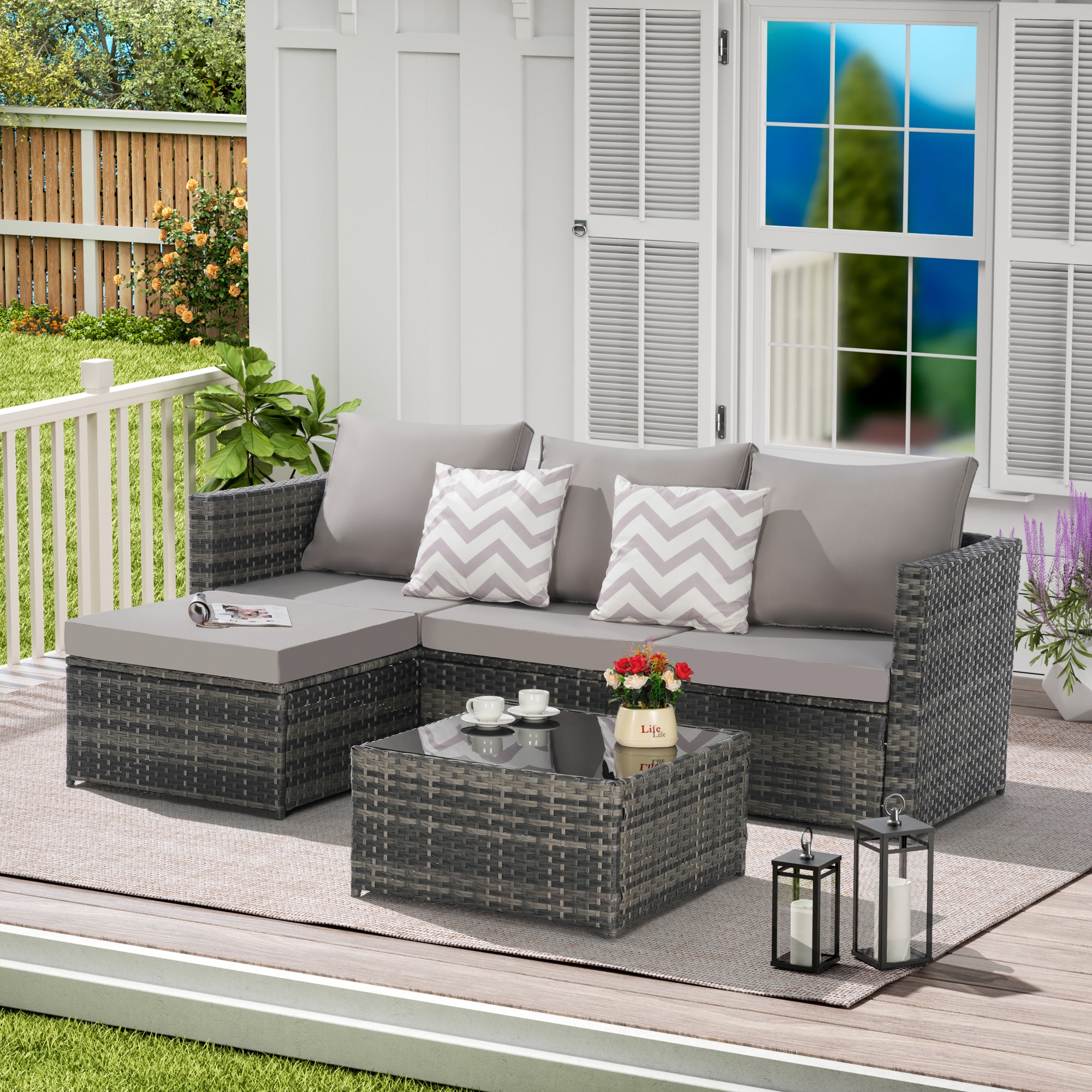 SINOFURN SYB670035BN Patio-Sofas-Daybeds - View #2