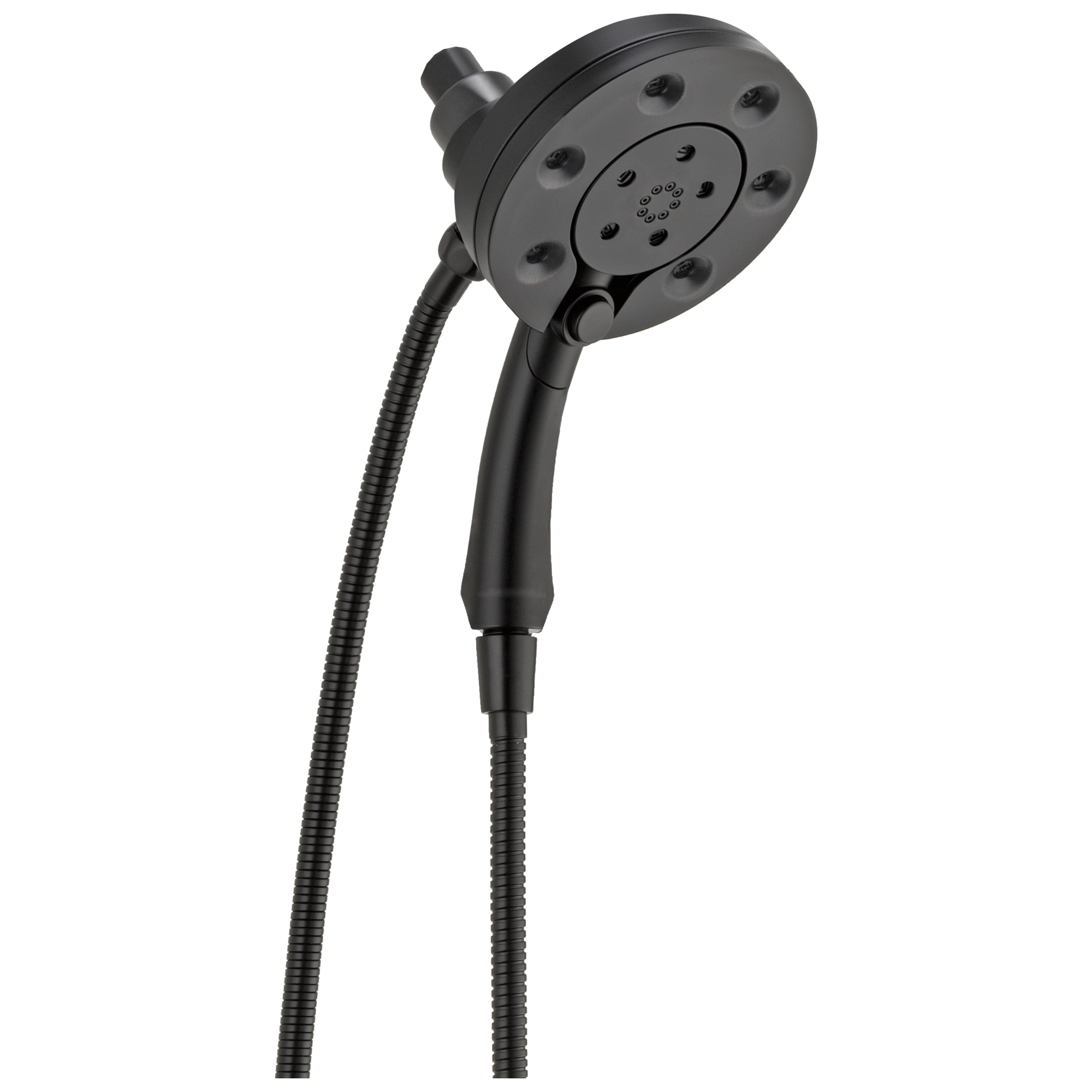 Delta 58472-BL 5.0 -Spray Matte Black 5.72-in Round Handheld Shower Head 2.5 GPM