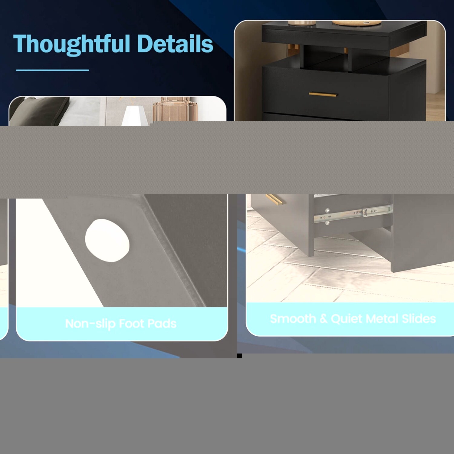 Costway CSHY004161 nightstands - View #8