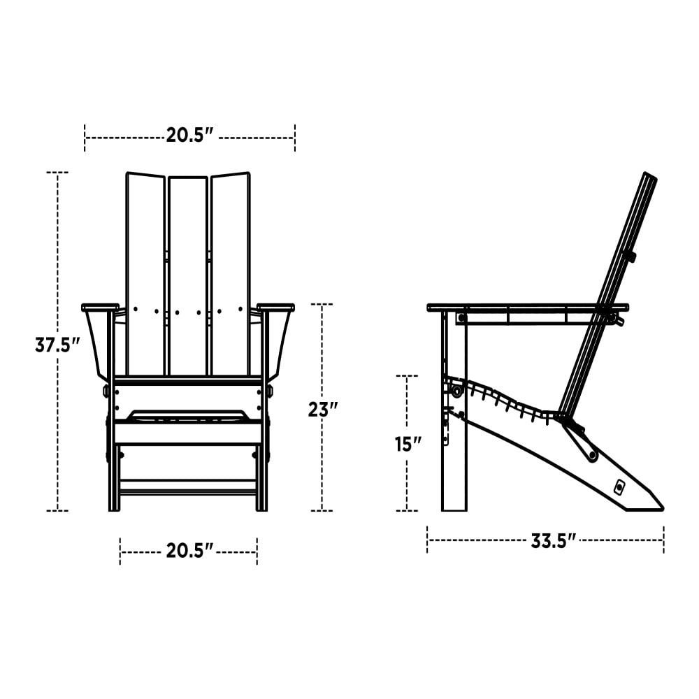 Trex Outdoor Furniture TXMNA110RC Patio-Chairs - View #3