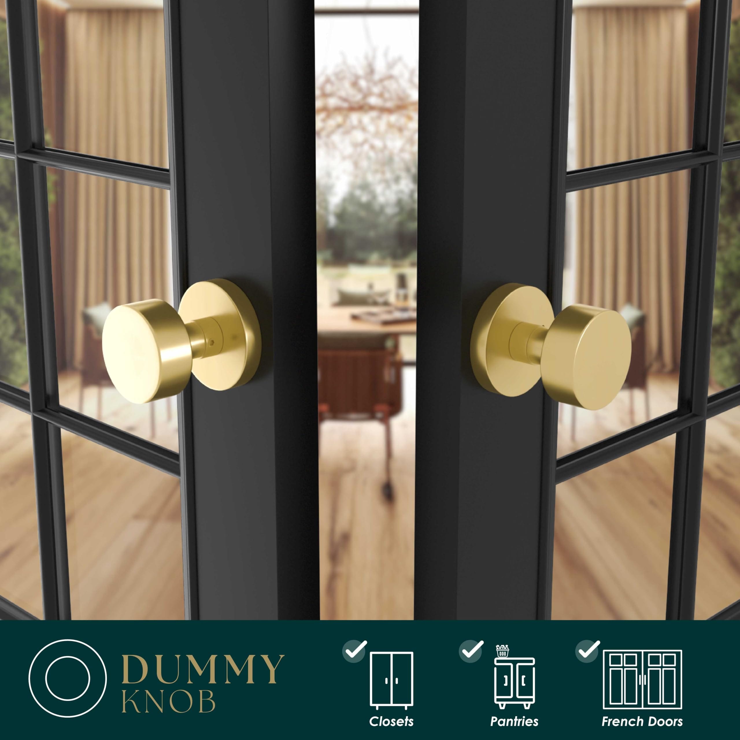 Mega Handles BUENA-DU-SB-2 Door-Knobs - View #3