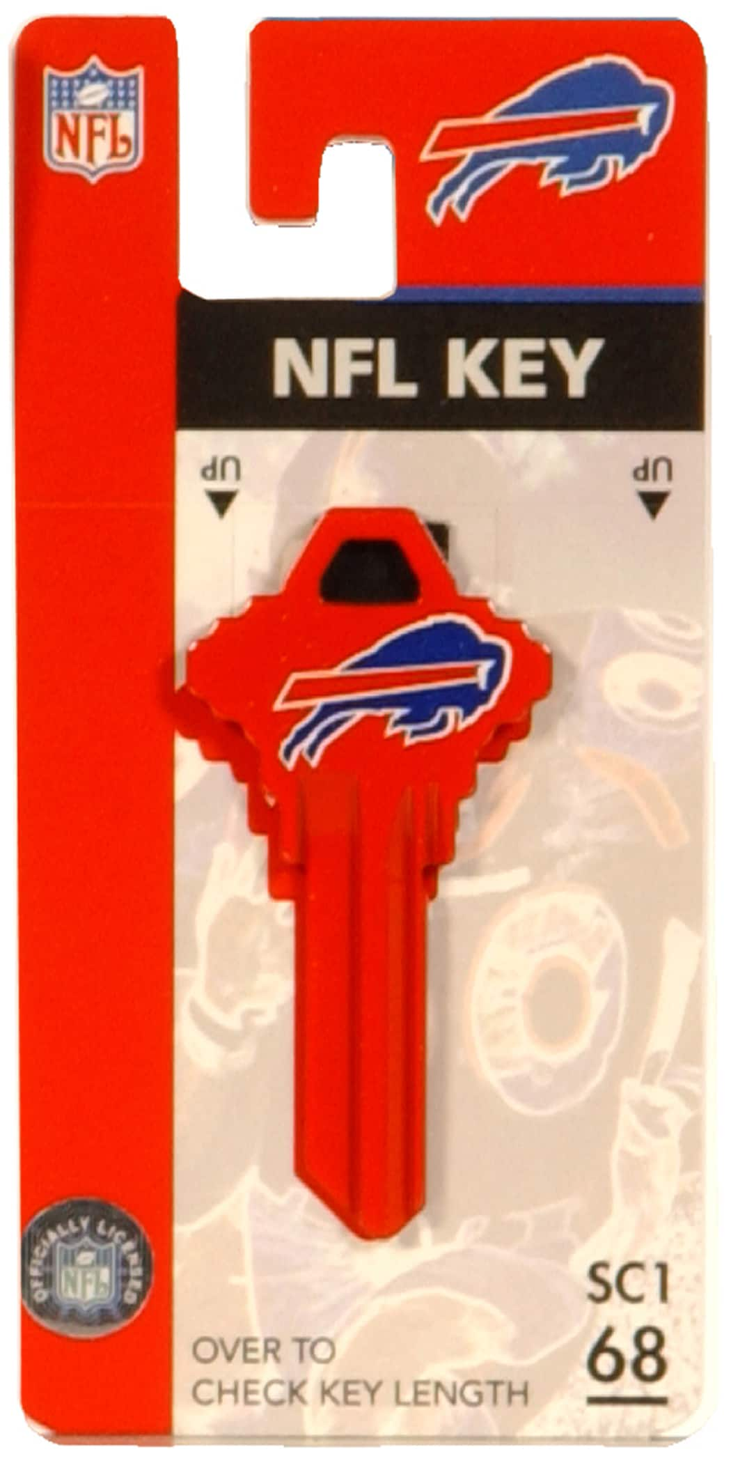 HILLMAN 89596 Buffalo Bills House Key at Sutherlands