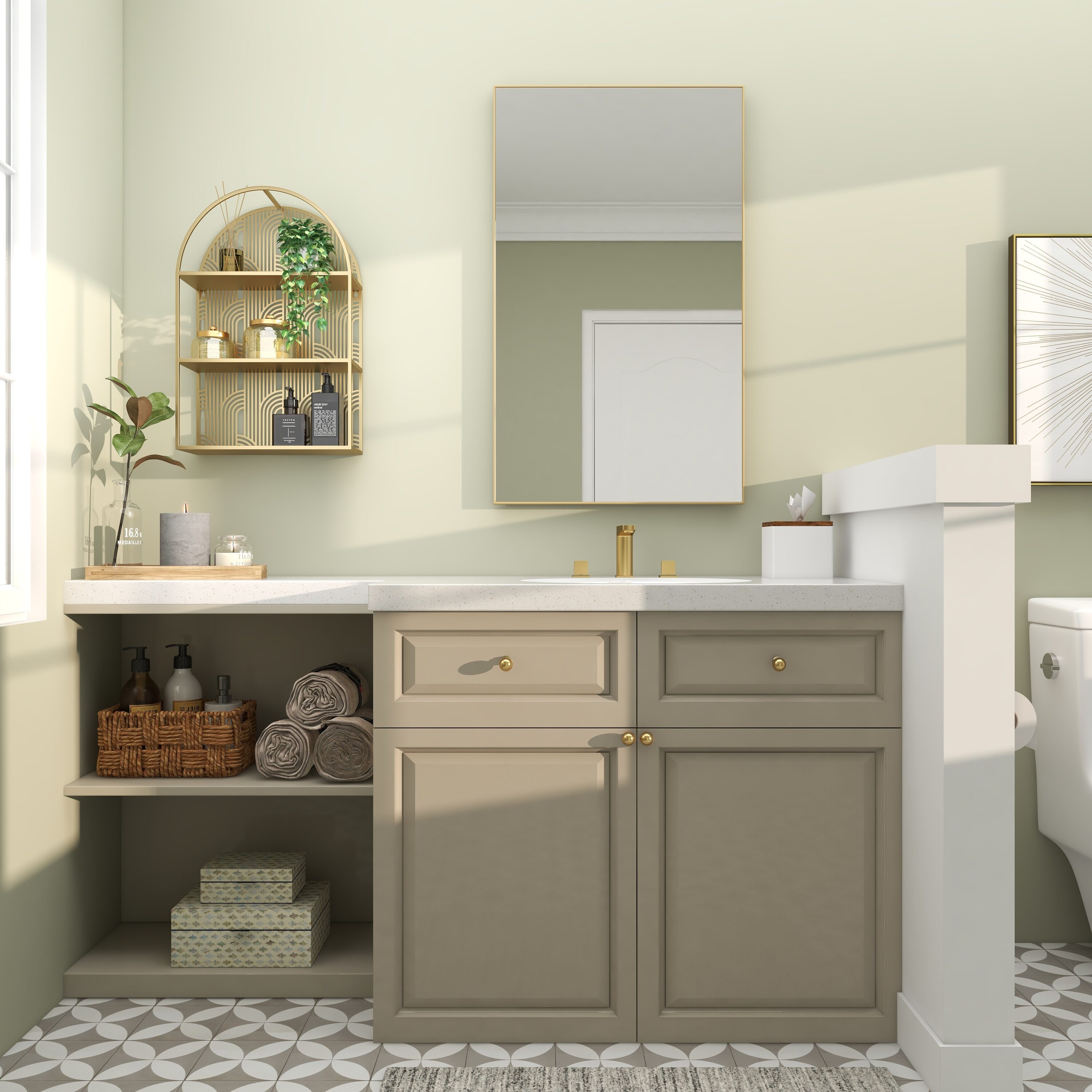 CosmoLiving by Cosmopolitan 93365 Wall-Mounted-Shelving - View #10