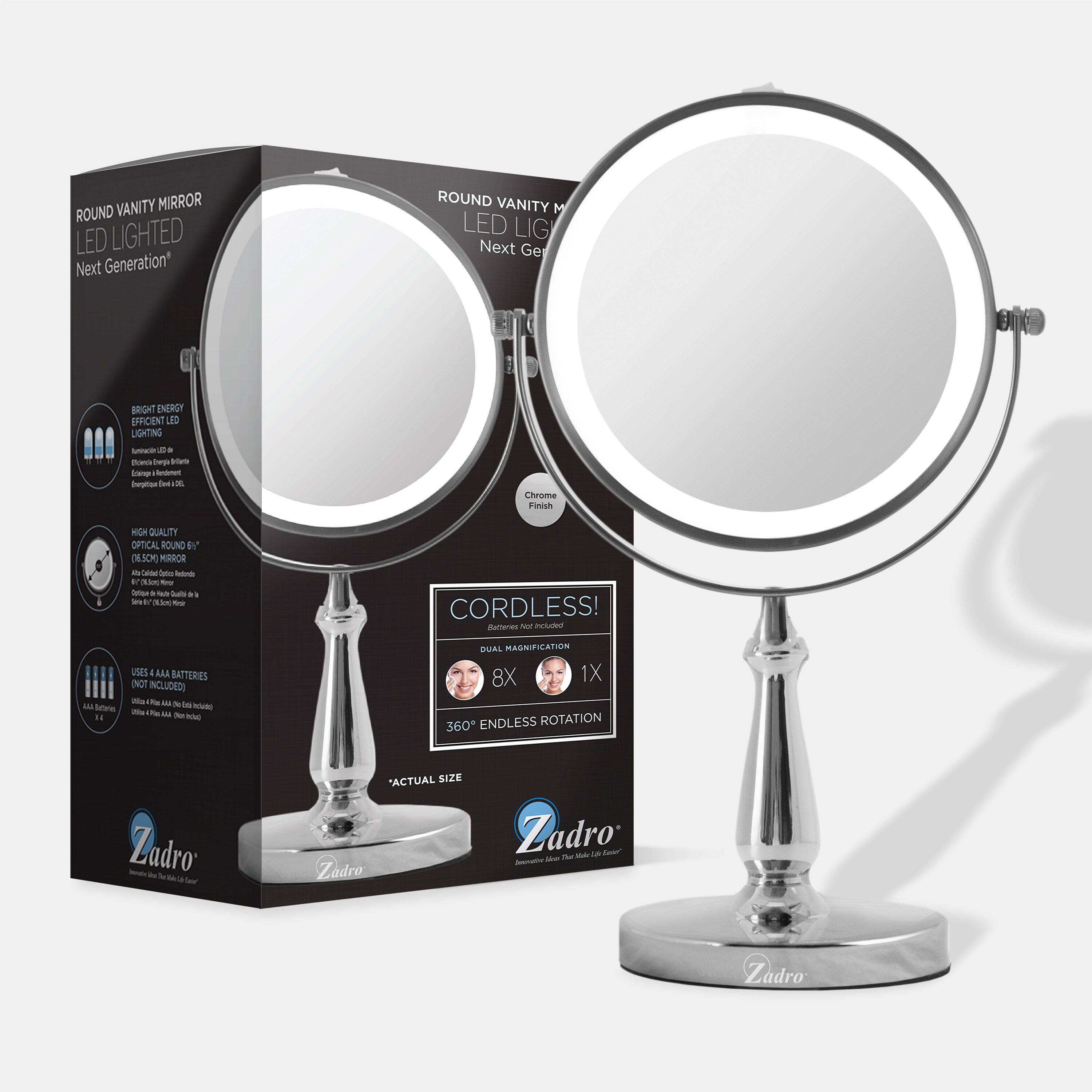 Zadro LVAN38 Makeup-Mirrors - View #8