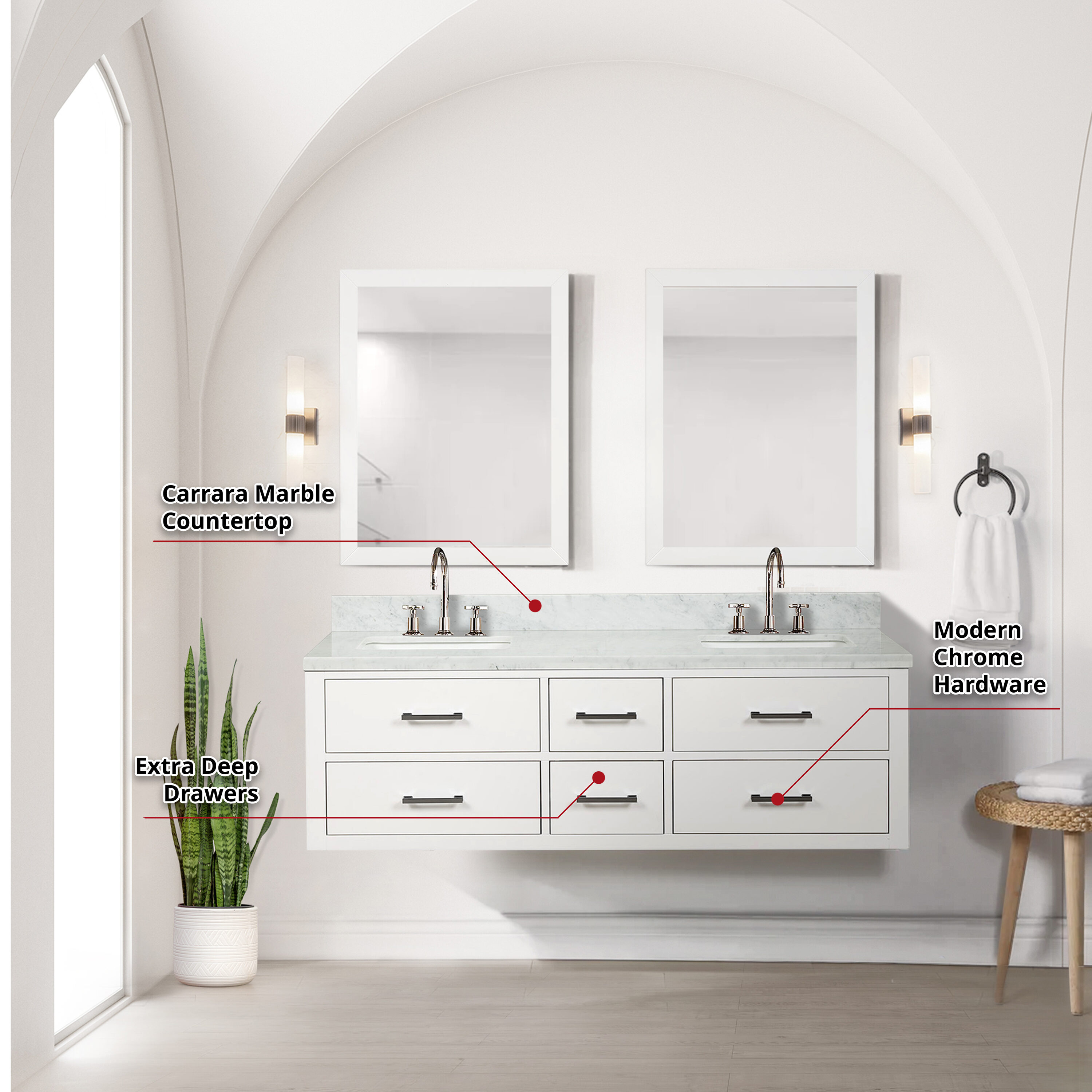 Lexora LVSO60DA111 Bath-Vanity-Combo - View #6