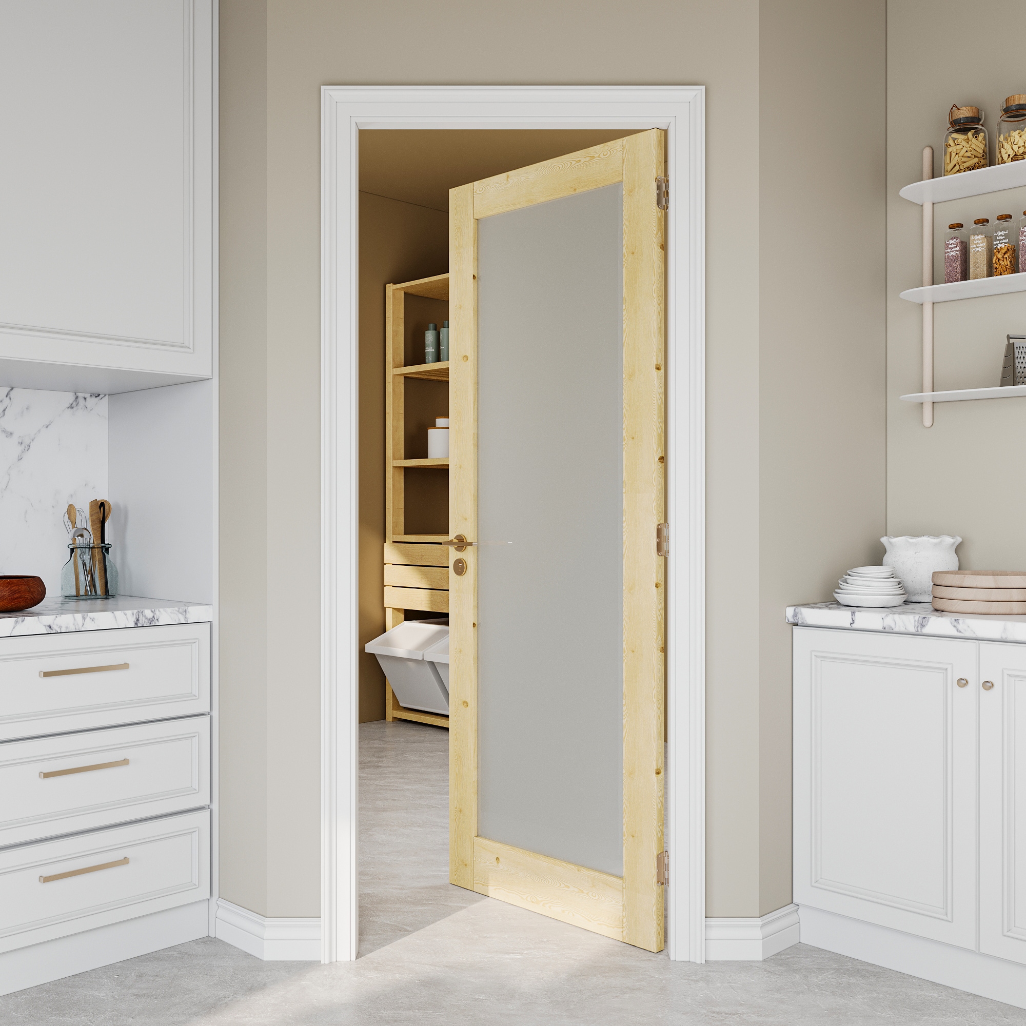 JUJUBON IN-SLABFM-SMYG-30 Slab-Doors - View #3