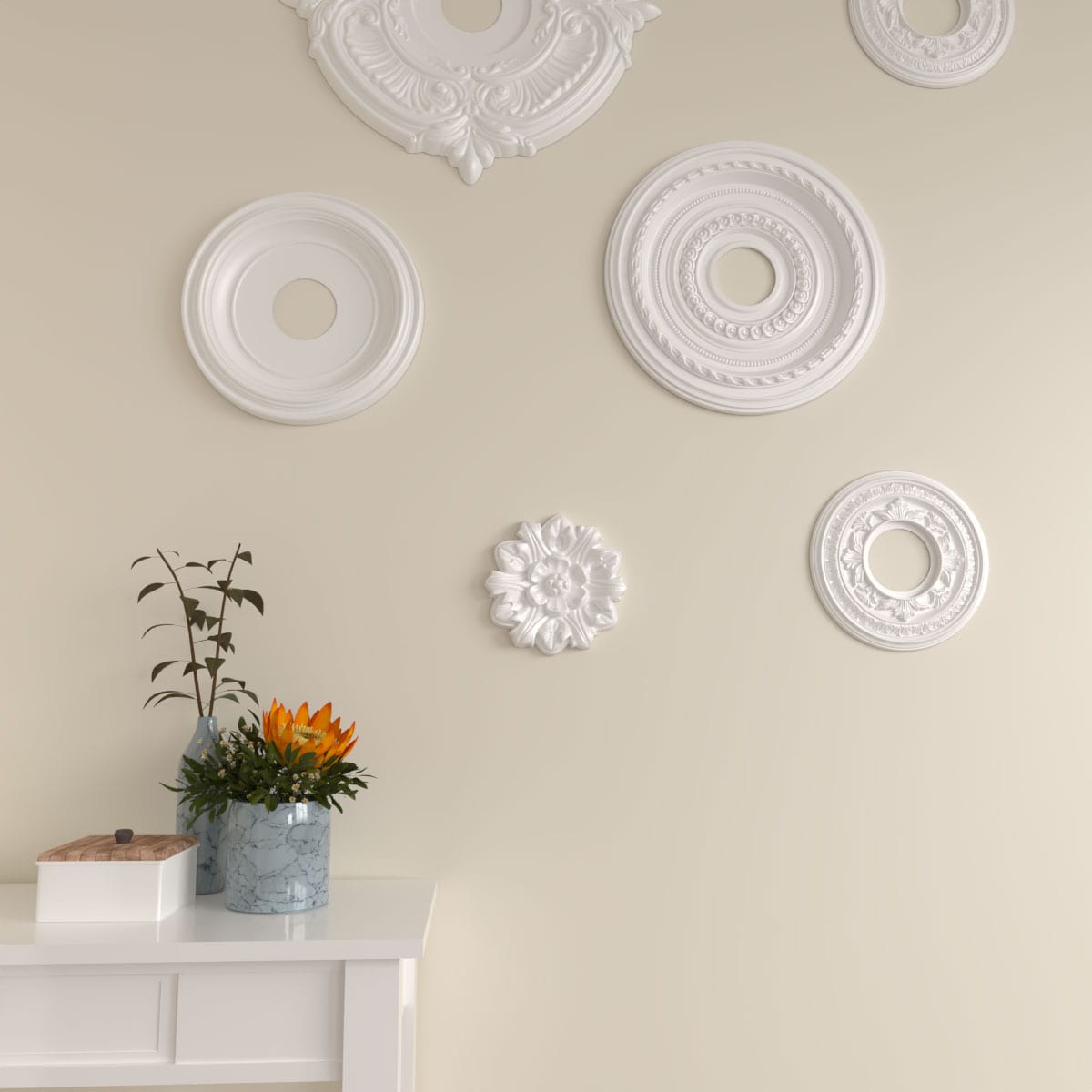 Ekena Millwork CM07EM Ceiling-Medallions - View #7