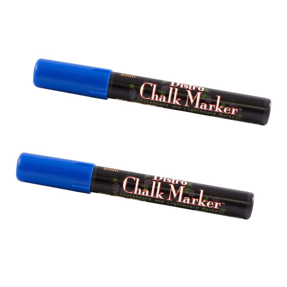 Erasable Chalk Markers: Set of 8 Assorted Colors (6MM)