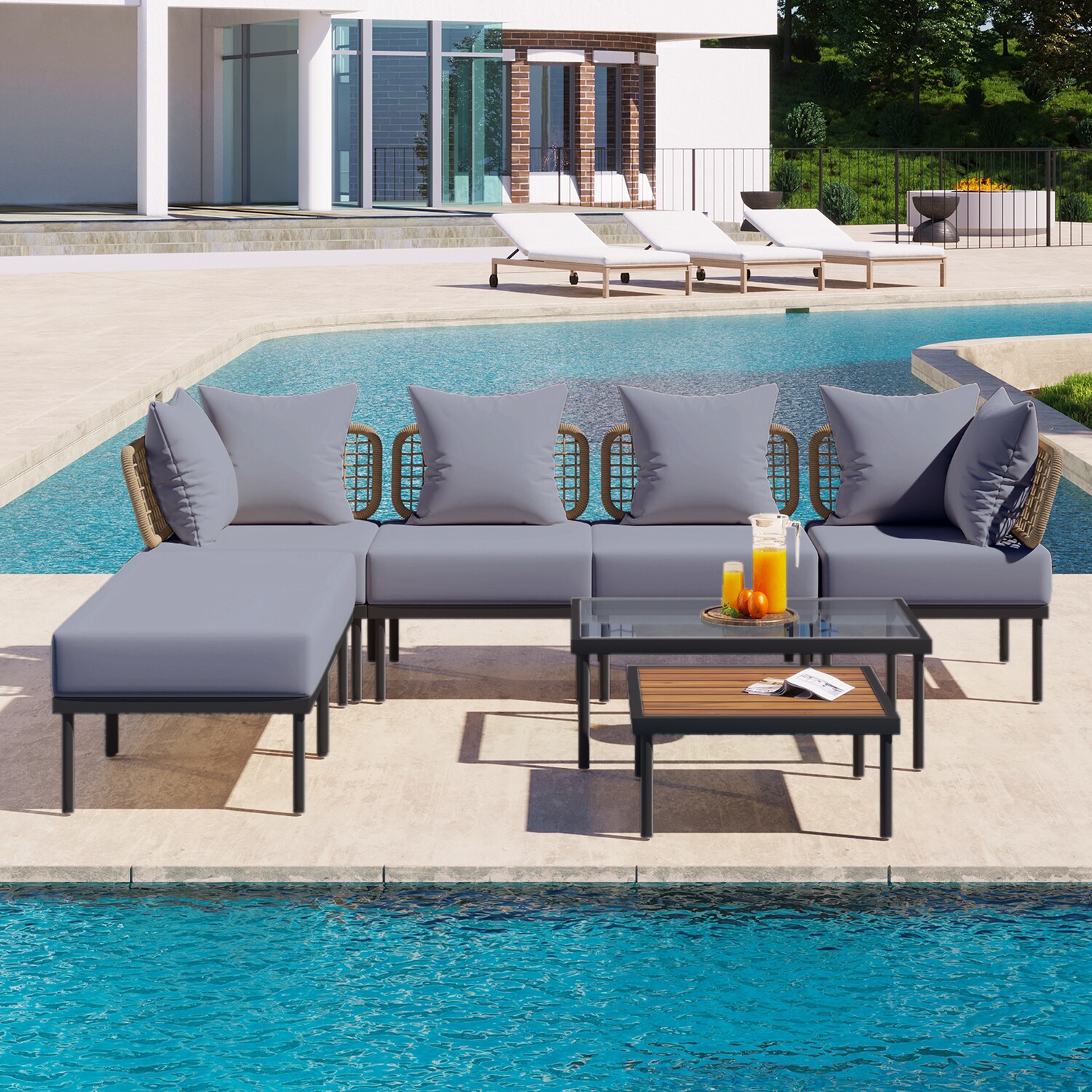 SINOFURN SYA380116BG Patio-Sofas-Daybeds - View #20