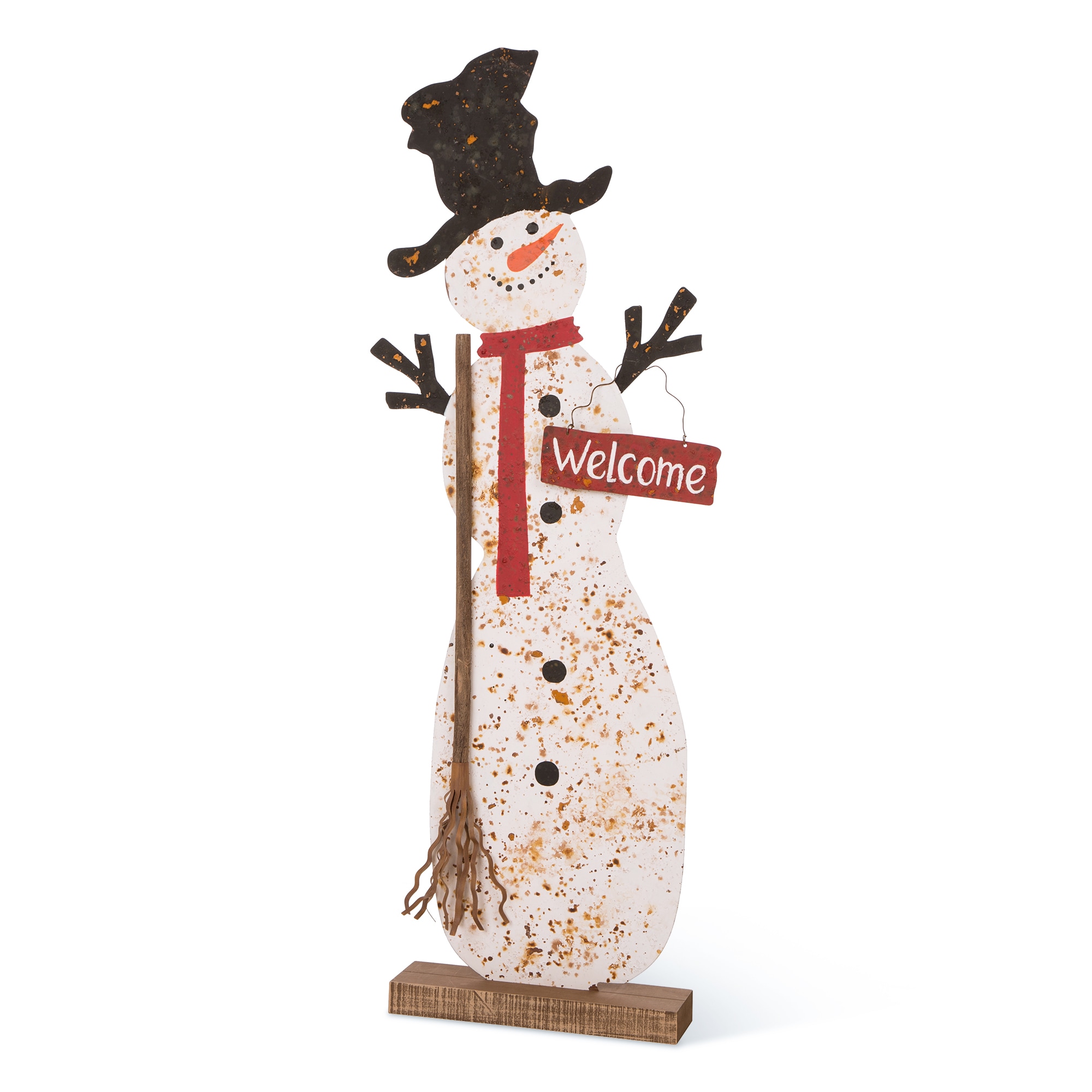 Glitzhome 36-in Snowman Free Standing Decoration in the Outdoor