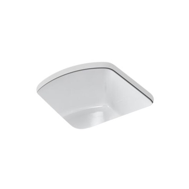 Napa 18.75 in. x 18.6875 in. Cast Iron Undermount Bar Sink in Black Napa 18.75 in. x 18.6875 in. Cast Iron Undermount Bar Sink in Black