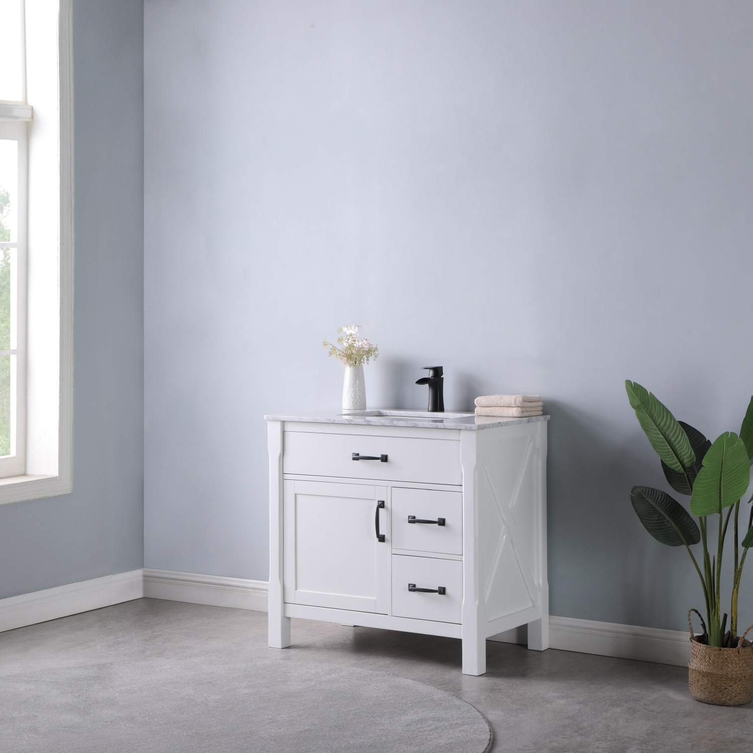 Altair 535036-WH-CA-NM Bath-Vanity-Combo - View #6
