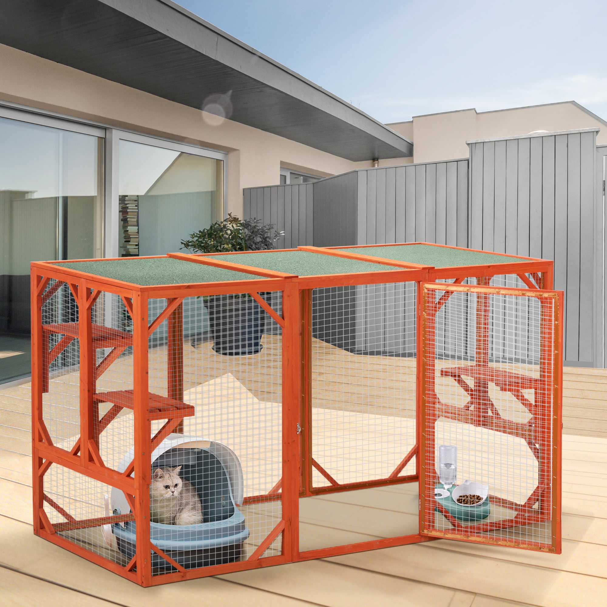 Kahomvis MIX-QPCW-519 Dog-Houses - View #2