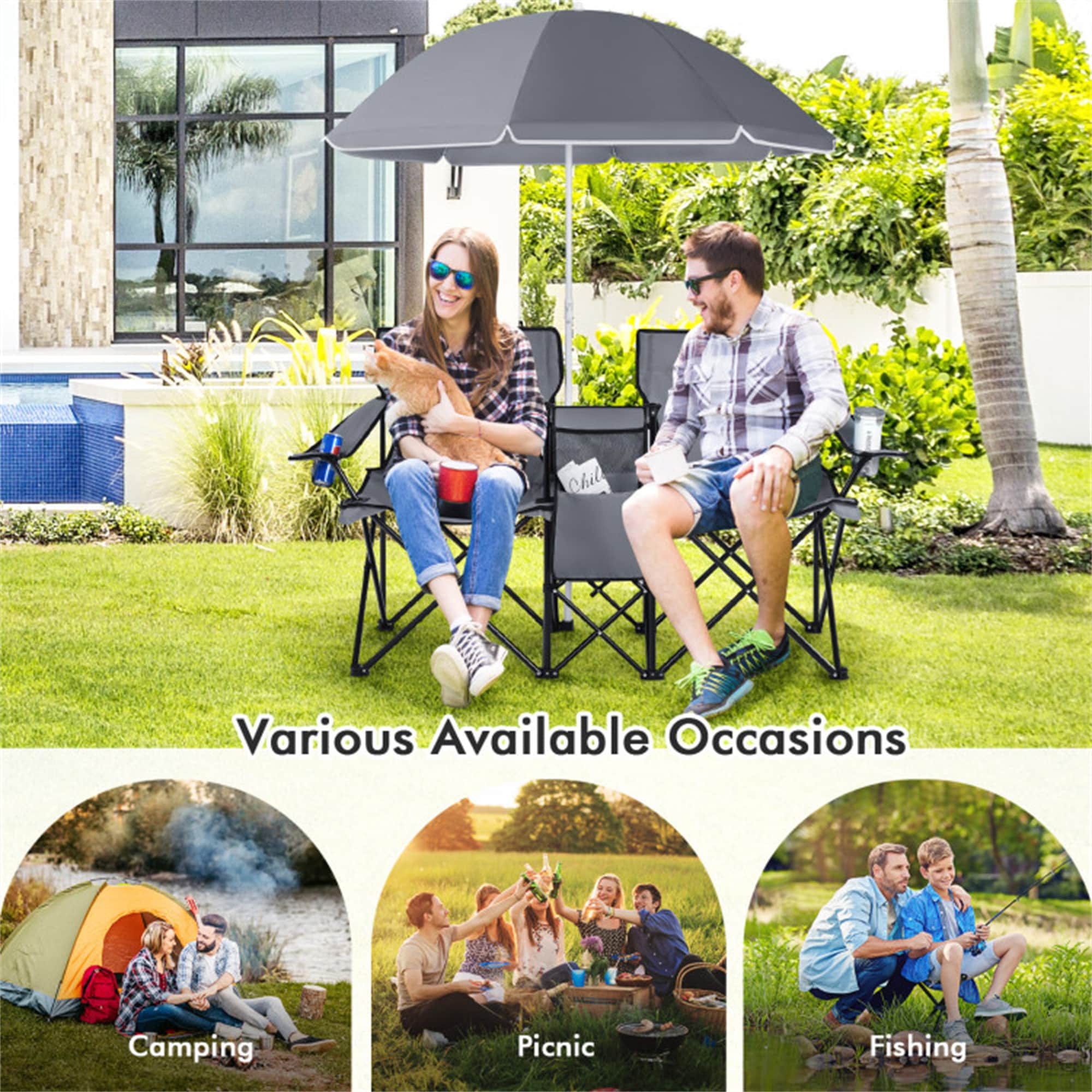 BABOOM BOM-70621GR-CO Beach-Camping-Chairs - View #10