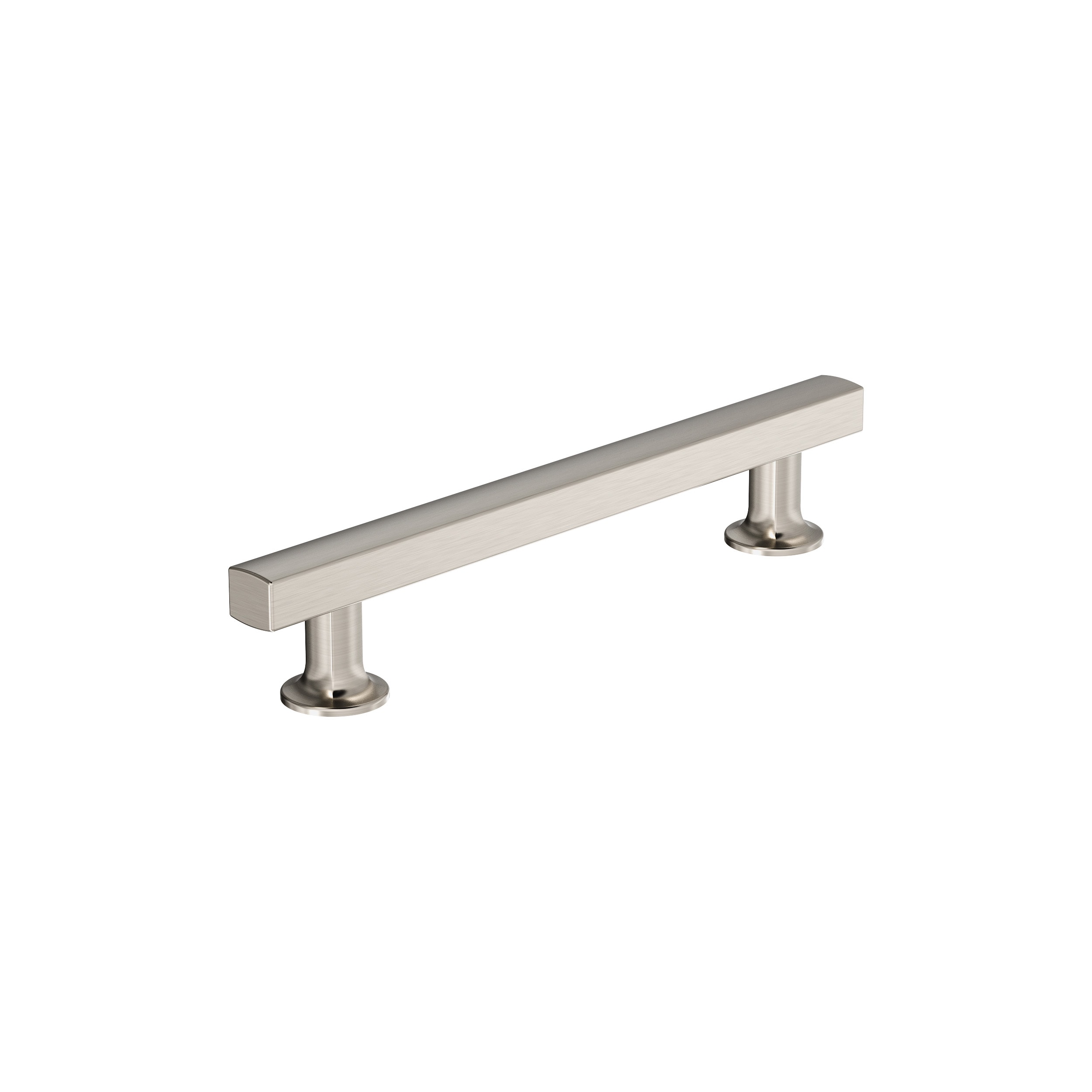Amerock BP37105G10 Everett 5-1/16-in , 128mm Center to Center Satin Nickel Rectangular Bar
