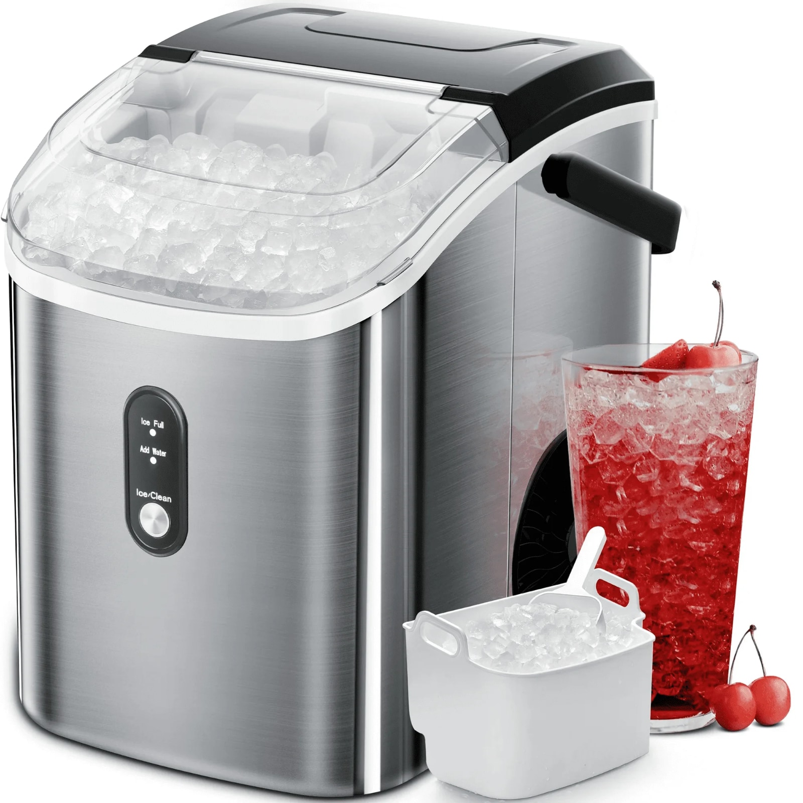 COWSAR LSIM-Z5815SNH 34-lb Ice Per day Nugget/Pebble Ice Maker ( Stainless Steel )