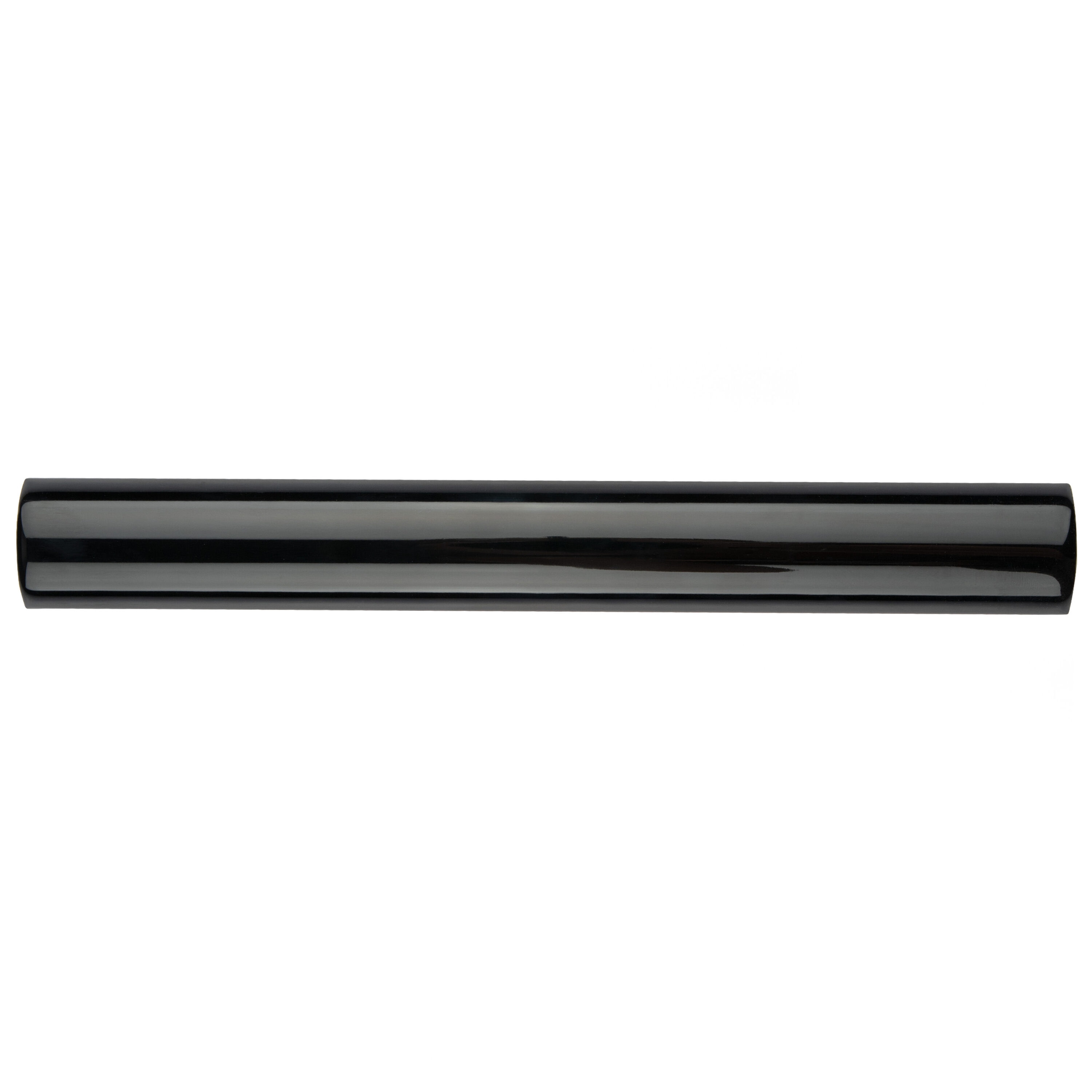 Affinity Tile WAT8BNM Bordon Moldura Nero 1-in x 8-in Glossy Ceramic Pencil Tile ( 0.72-sq ft / Carton ) 12 -Pack