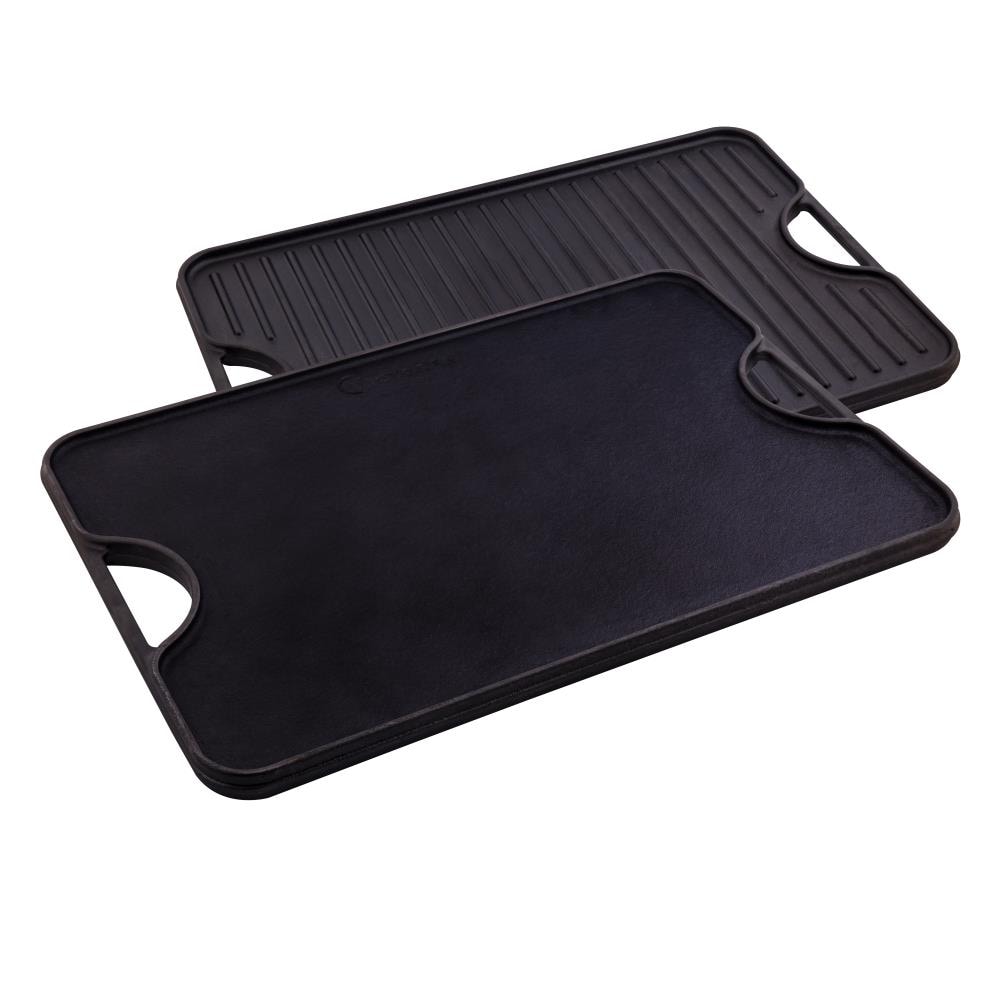 Cast Iron Reversible Griddle (Pre-Seasoned, 21 x 11)