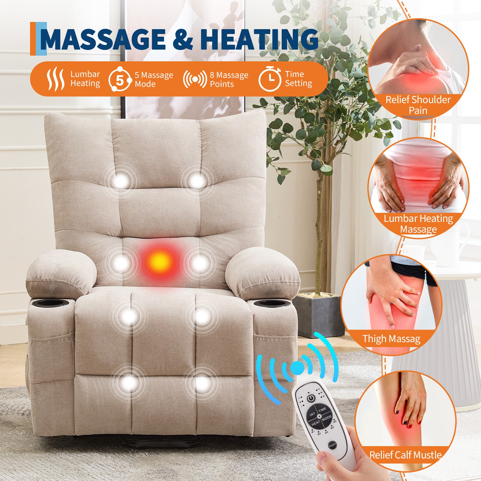 Qeetex SUN-PHK-34C7H5DY recliners - View #6