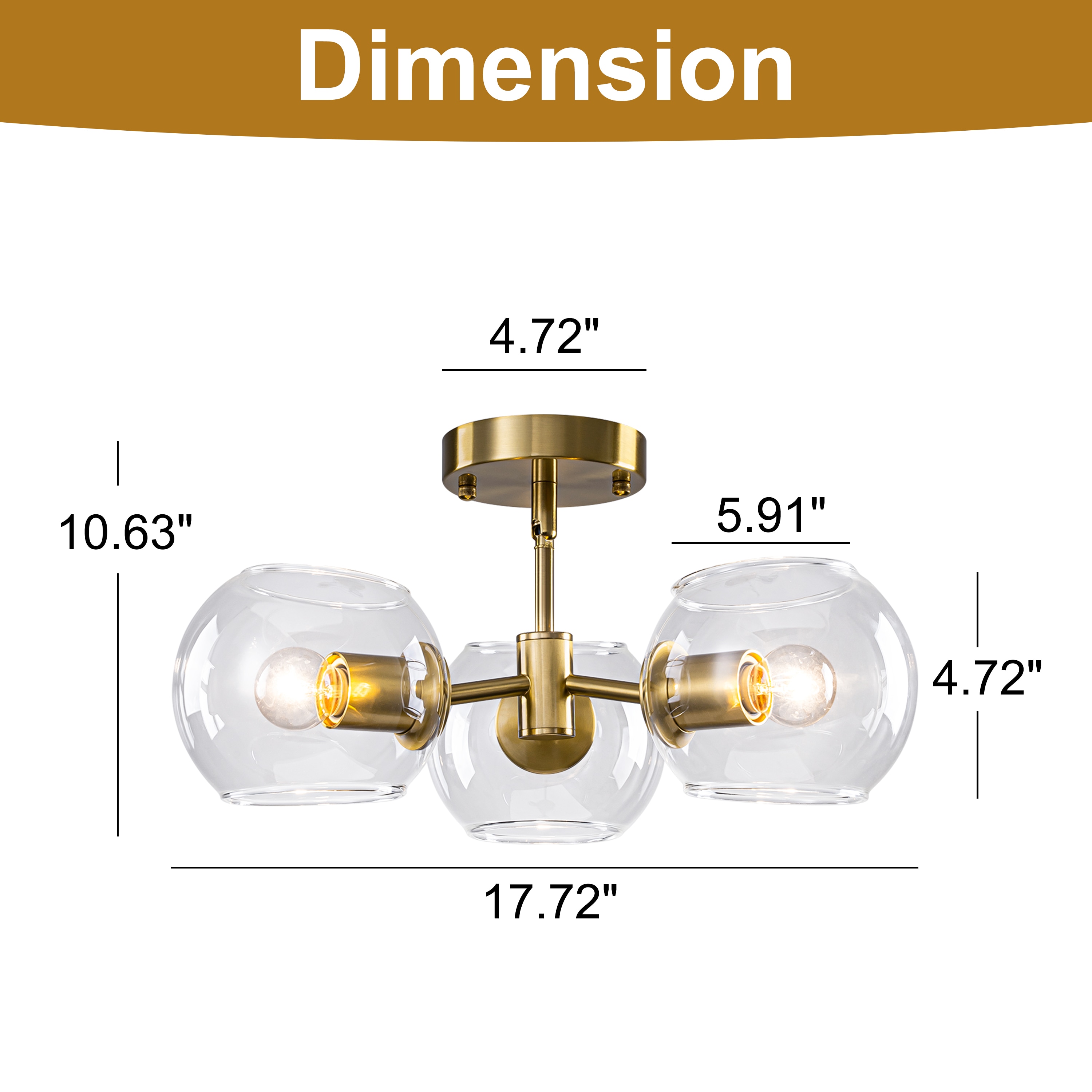 GoYeel ZC092GD03 flushmounts - View #4