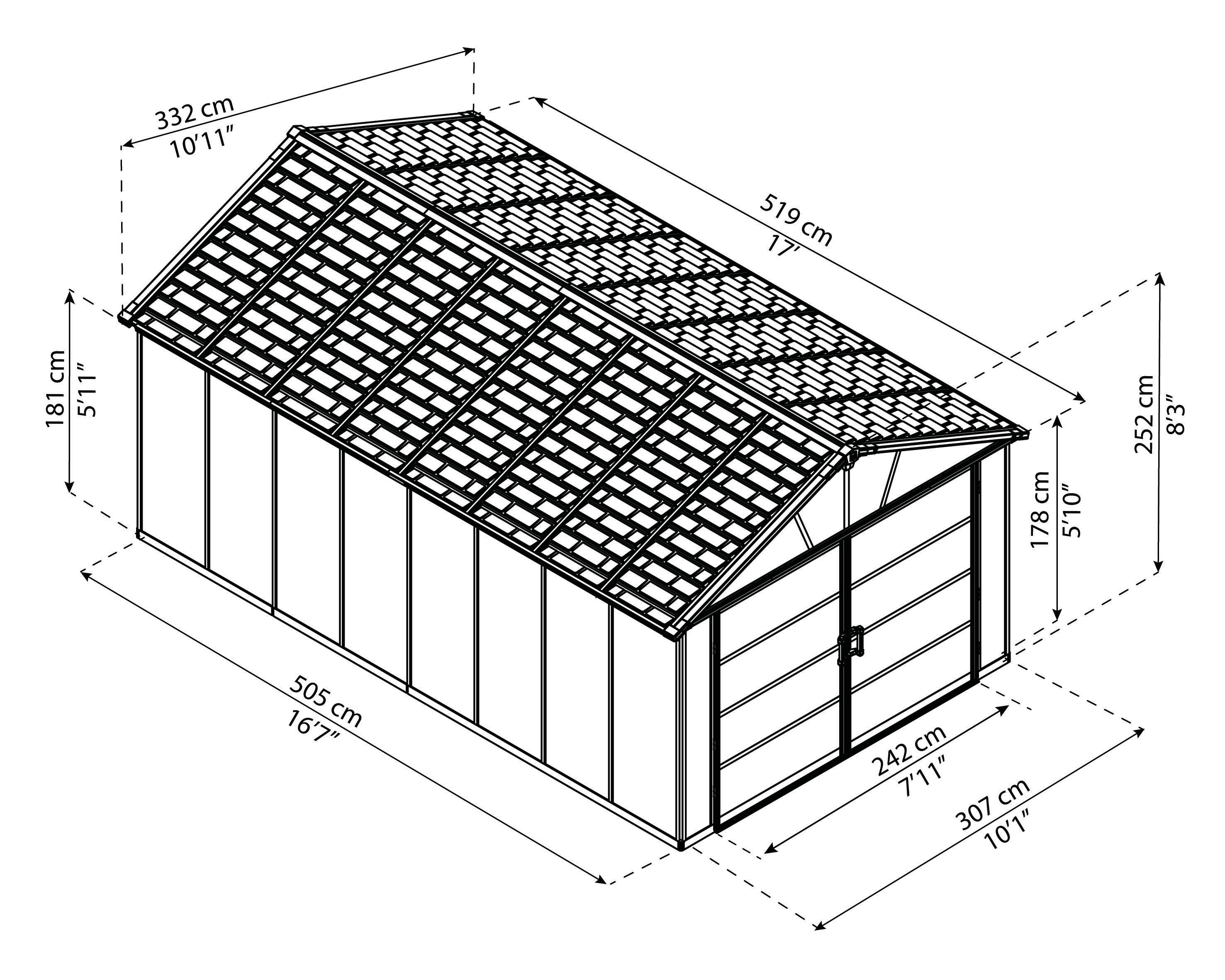 Canopia by Palram 706223 Vinyl-Resin-Storage-Buildings - View #4