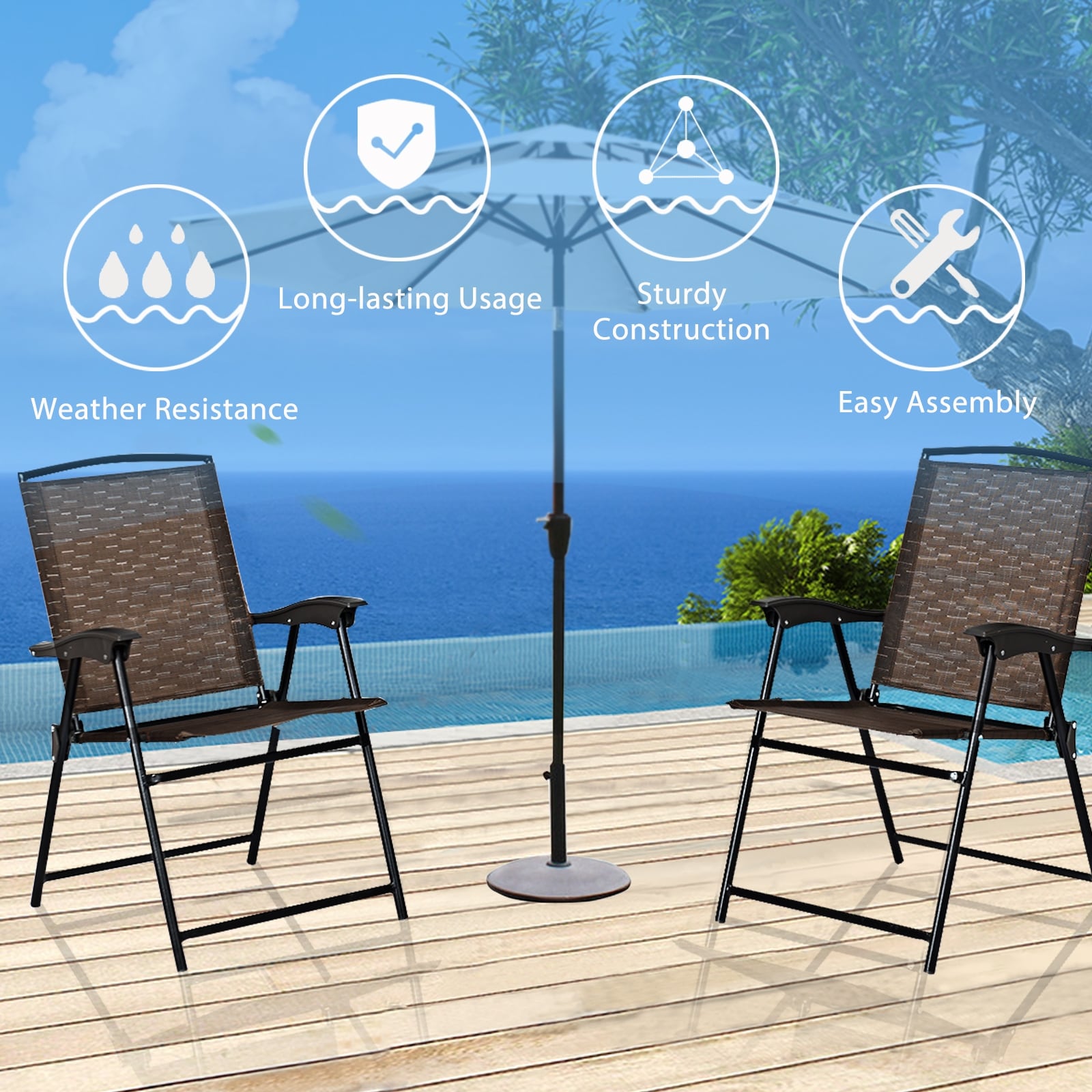 Forclover HYFE-OP3684 Patio-Chairs - View #10