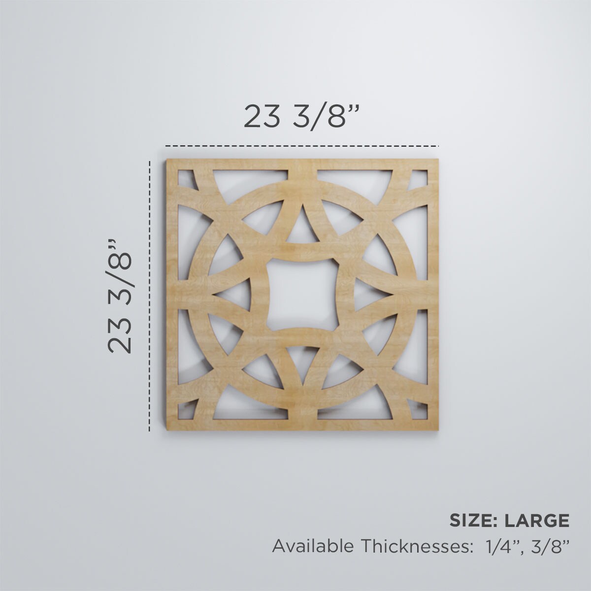 Ekena Millwork WALW24X24X0375BNEAL Wall-Panels - View #2