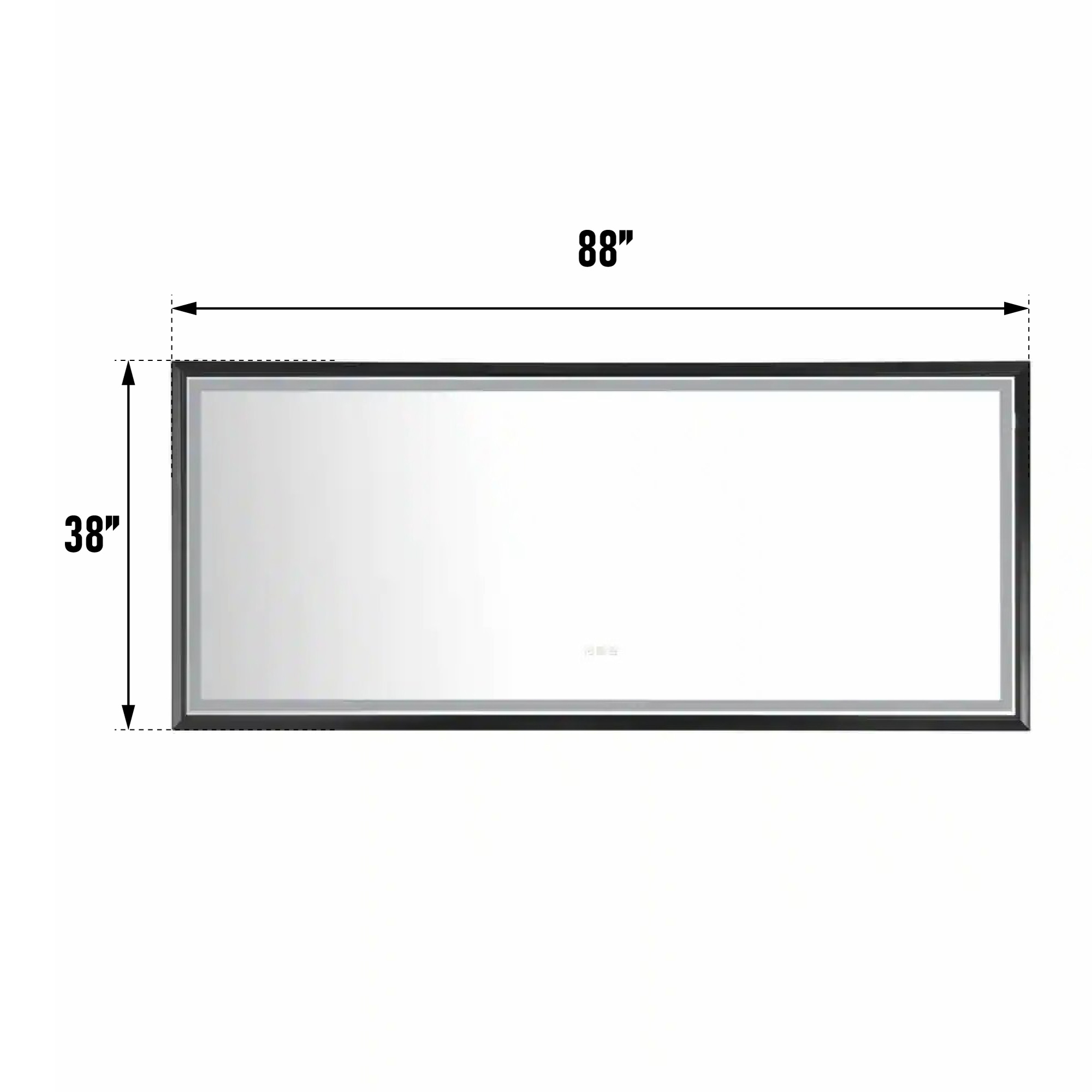 Forclover HE-31K8838 Framed-Bath-Mirrors - View #3