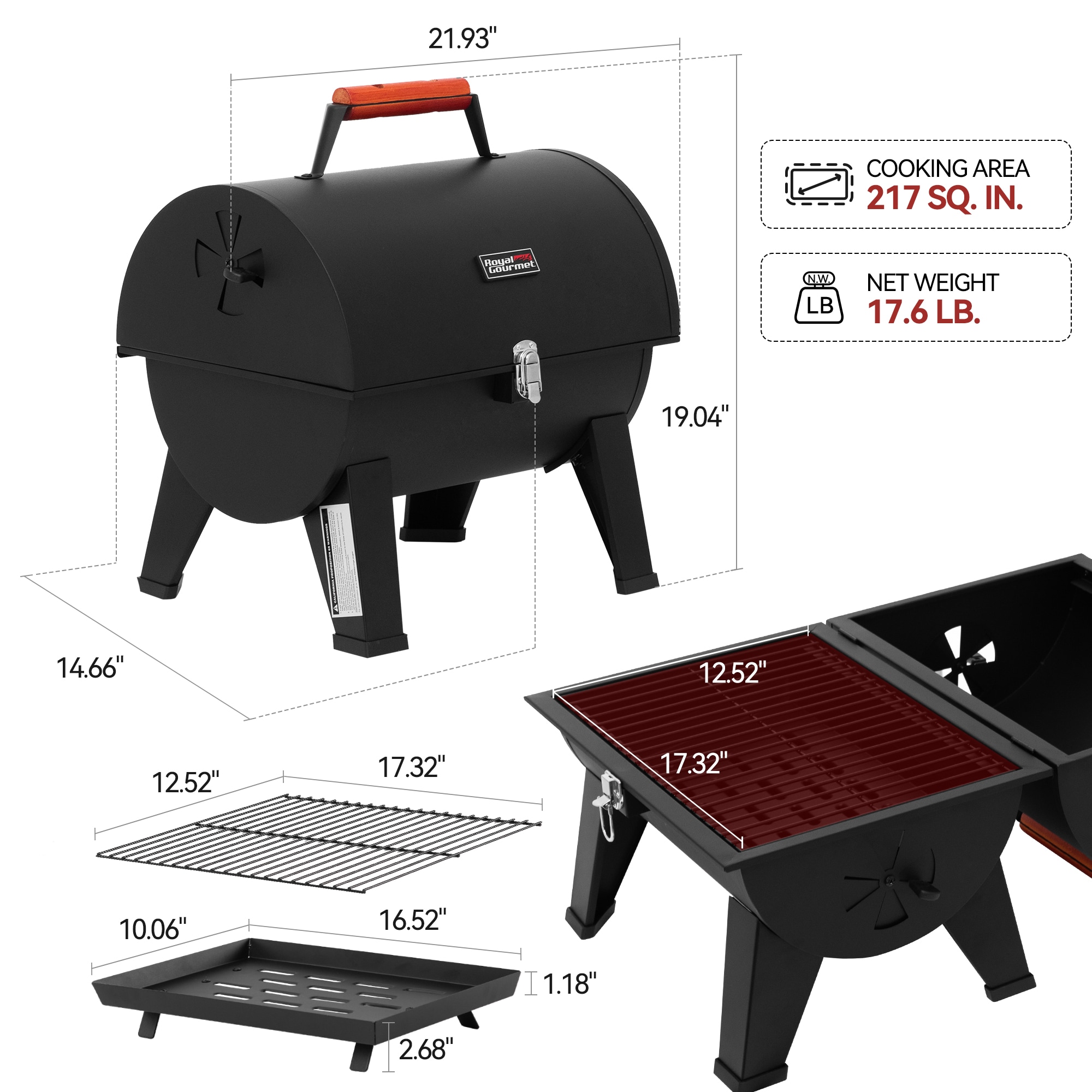 Royal Gourmet CC1619 Tabletop-Grills - View #12