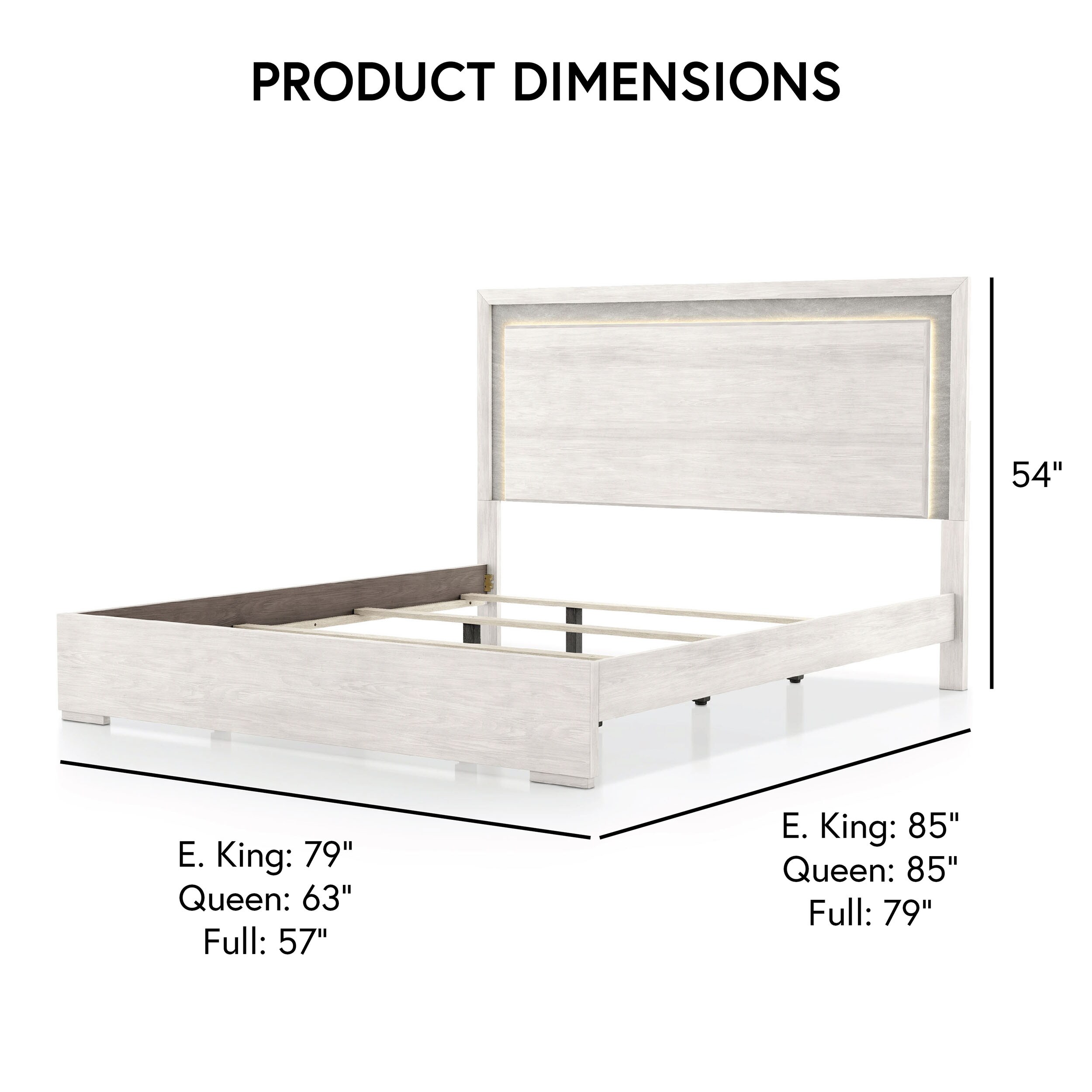 Furniture of America IDF-7201WH-Q beds - View #3
