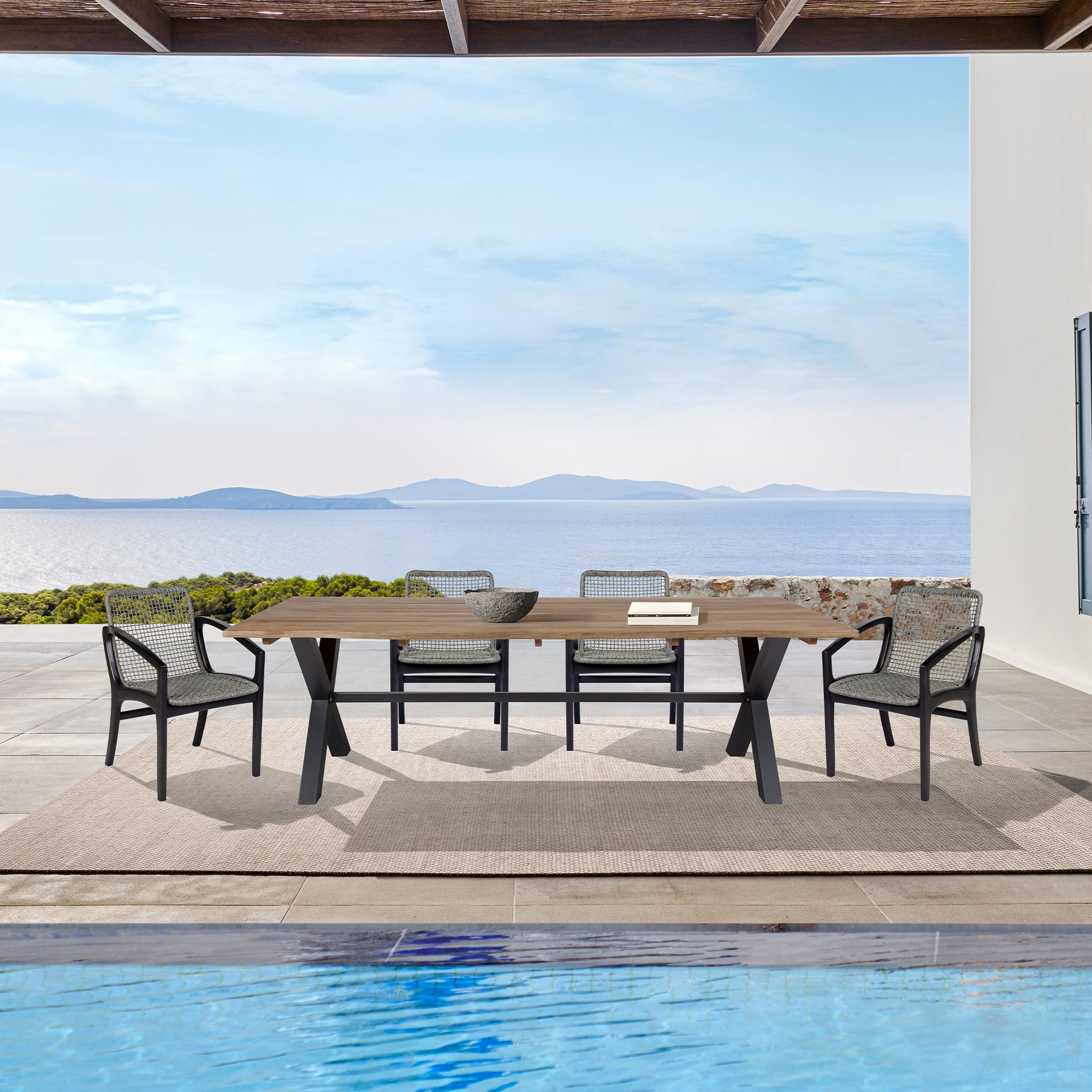 Armen Living SETODBE5GRY Patio-Dining-Sets - View #11
