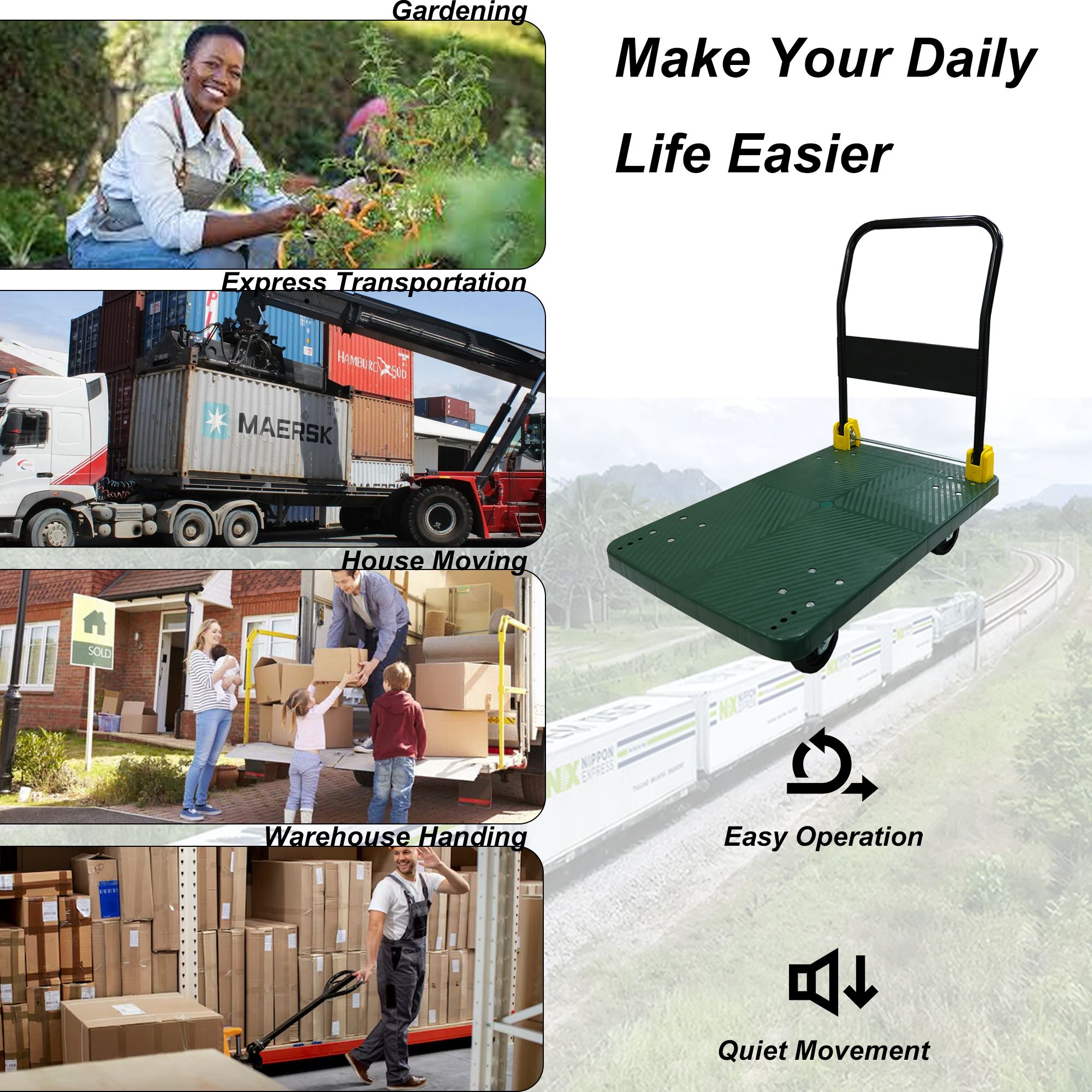 Adrinfly LAD0415HG36 Hand-Truck-Dollies - View #6