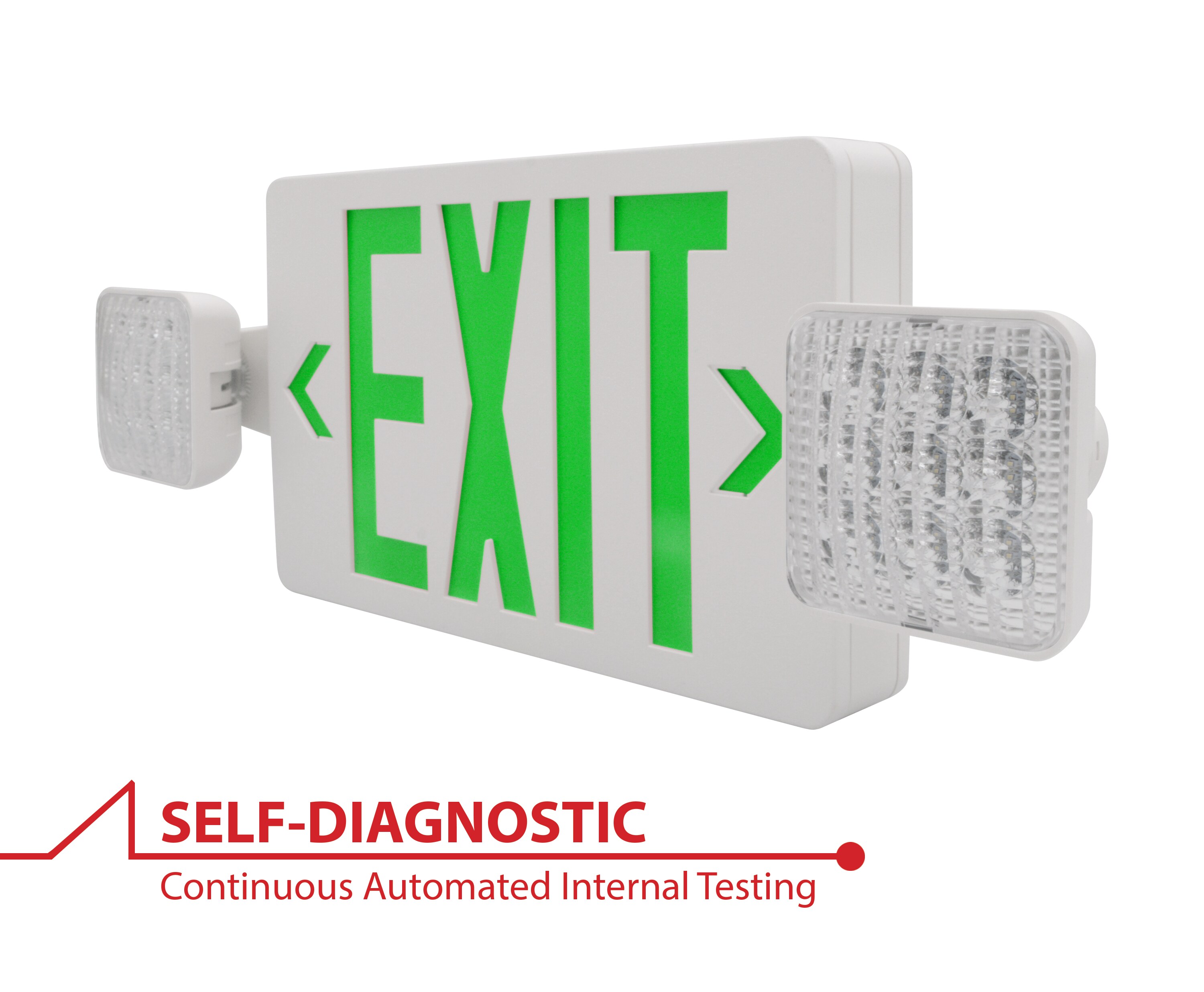 Nicor Lighting ECL310UNVWHG2RSD Emergency-Exit-Lighting - View #3