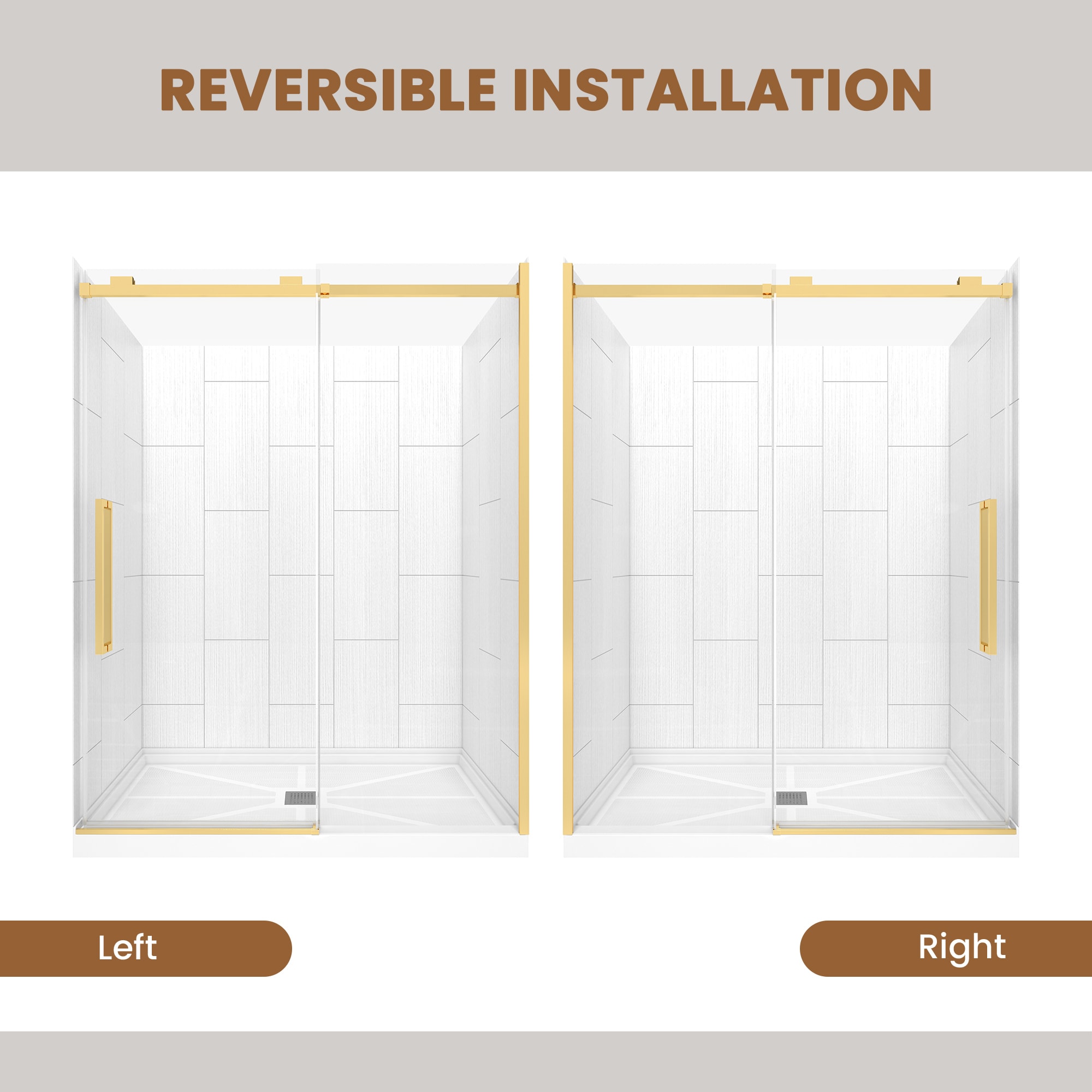 CASAINC CABR1301BG26C25 Alcove-Shower-Kit - View #6