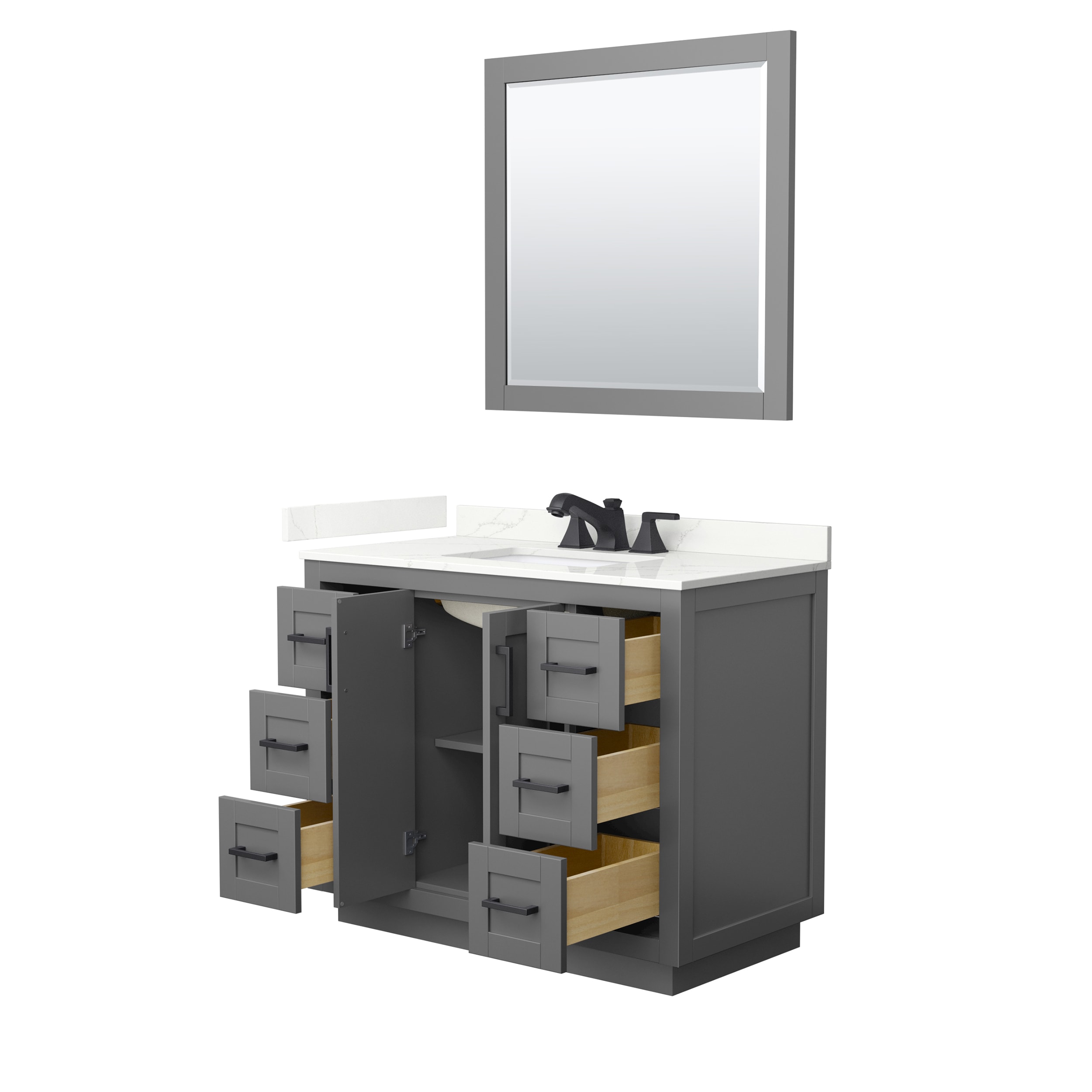 Wyndham Collection WCF292942SGBGTUS3M34 Bath-Vanity-Combo - View #3