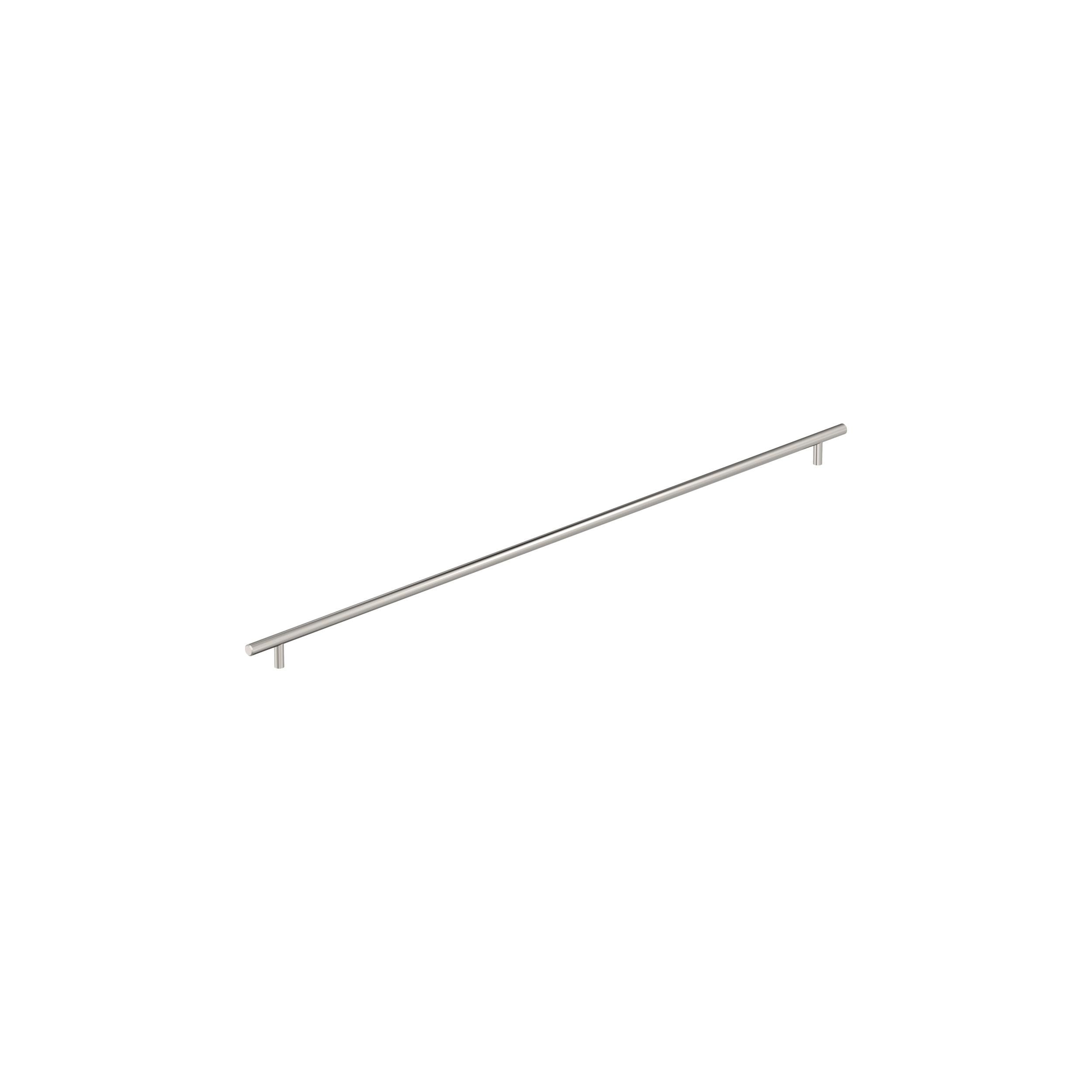 Amerock BP19019PN Bar Pulls 30-1/4-in , 768mm Center to Center Polished Nickel Cylindrical Bar Drawer Pulls