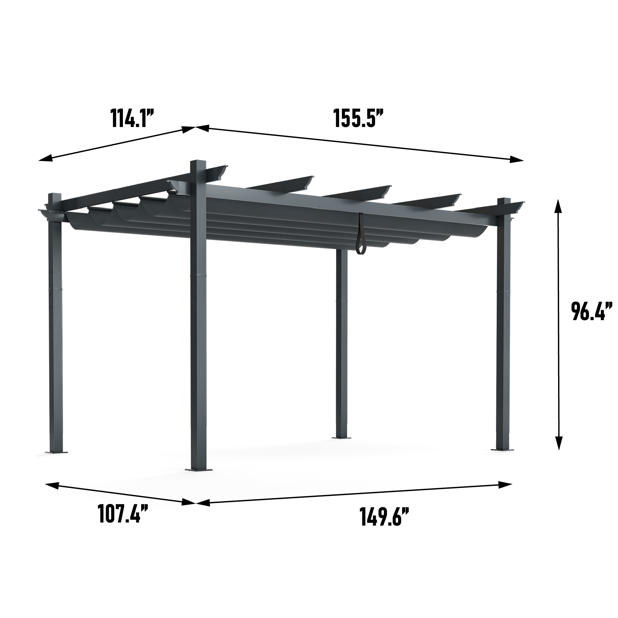 WELLFOR TDJ10911GR Pergolas-2 - View #2
