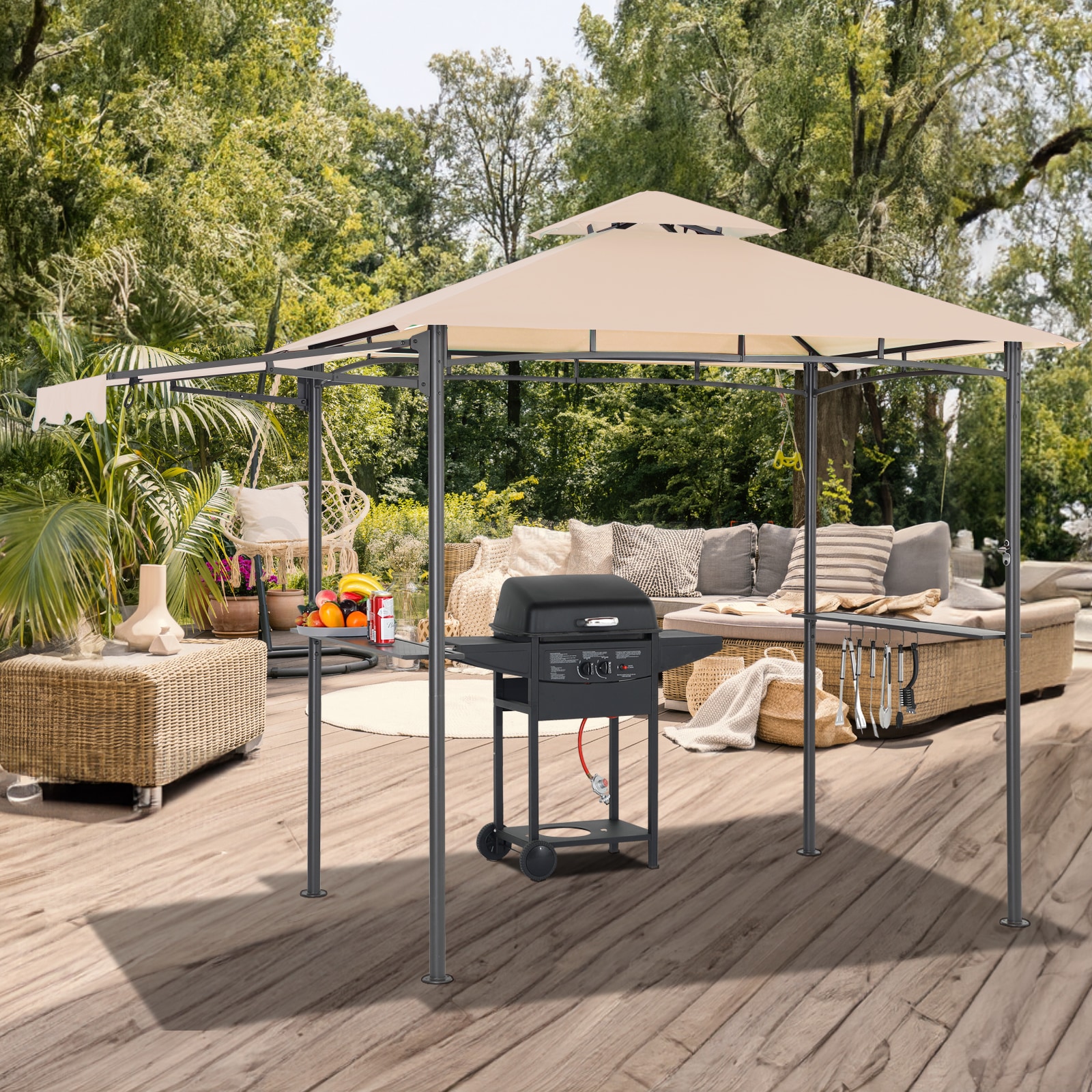 StarEcho SKPE-CREAM Wood-Resin-Gazebos - View #7