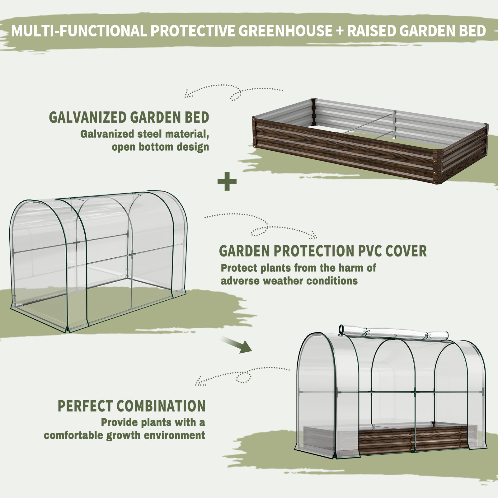 DOCRED 244-PVC-MW210-LS02 Raised-Garden-Beds - View #3