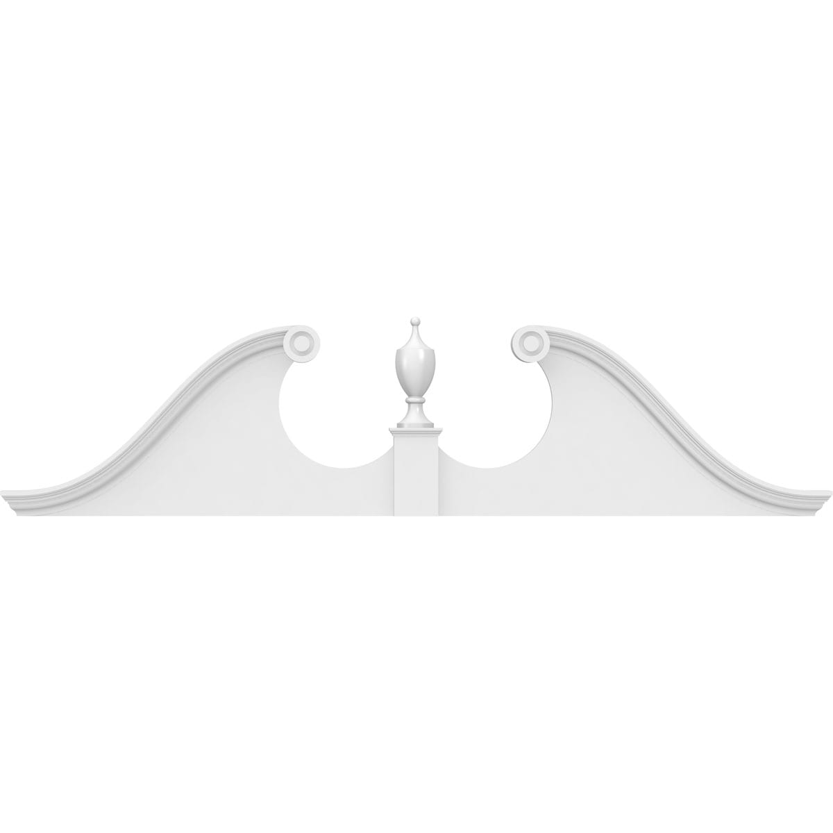 Ekena Millwork PEDPS086X215RHP00 Exterior-Window-Trim - View #3