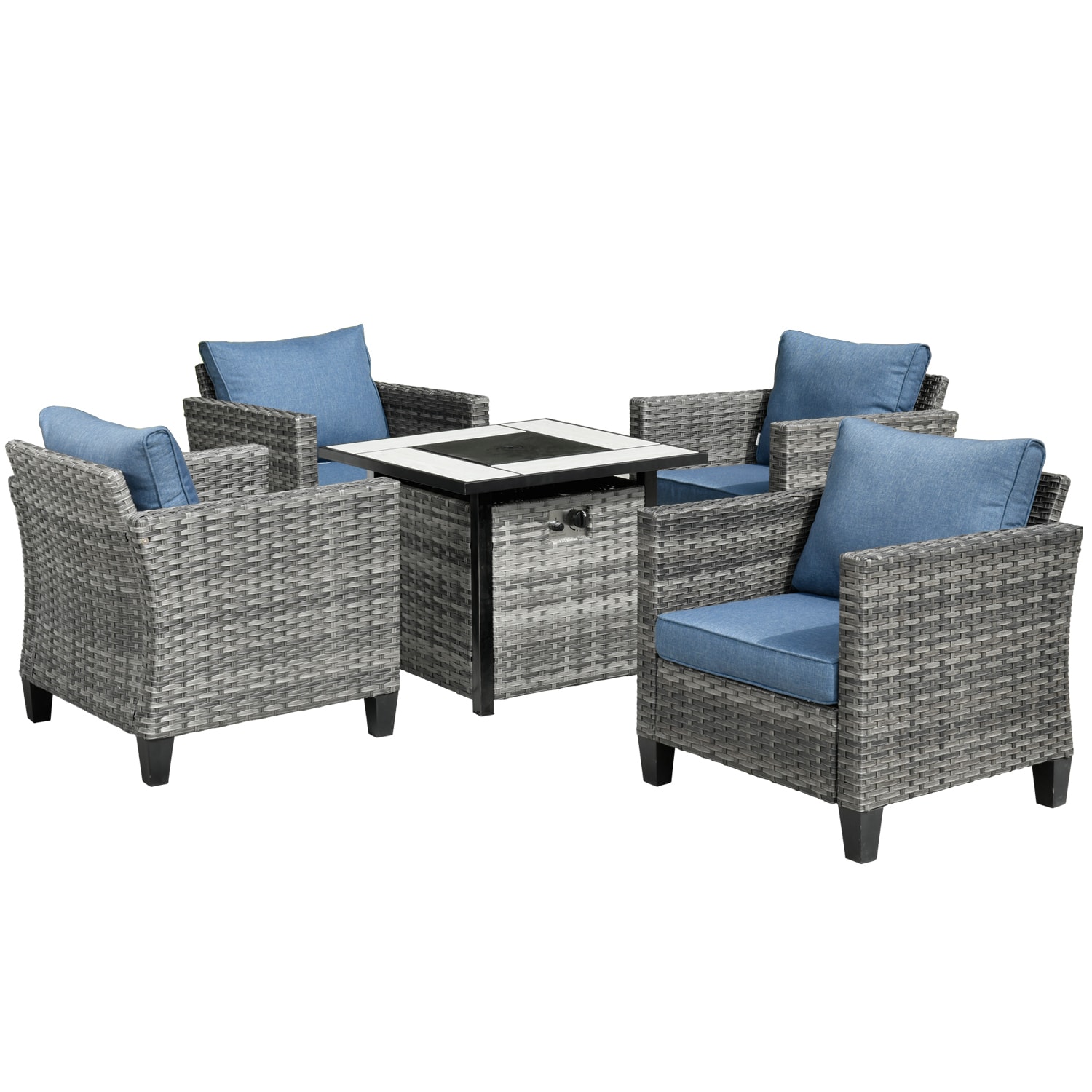 Ovios FPRS300-5 Patio-Conversation-Sets - View #8