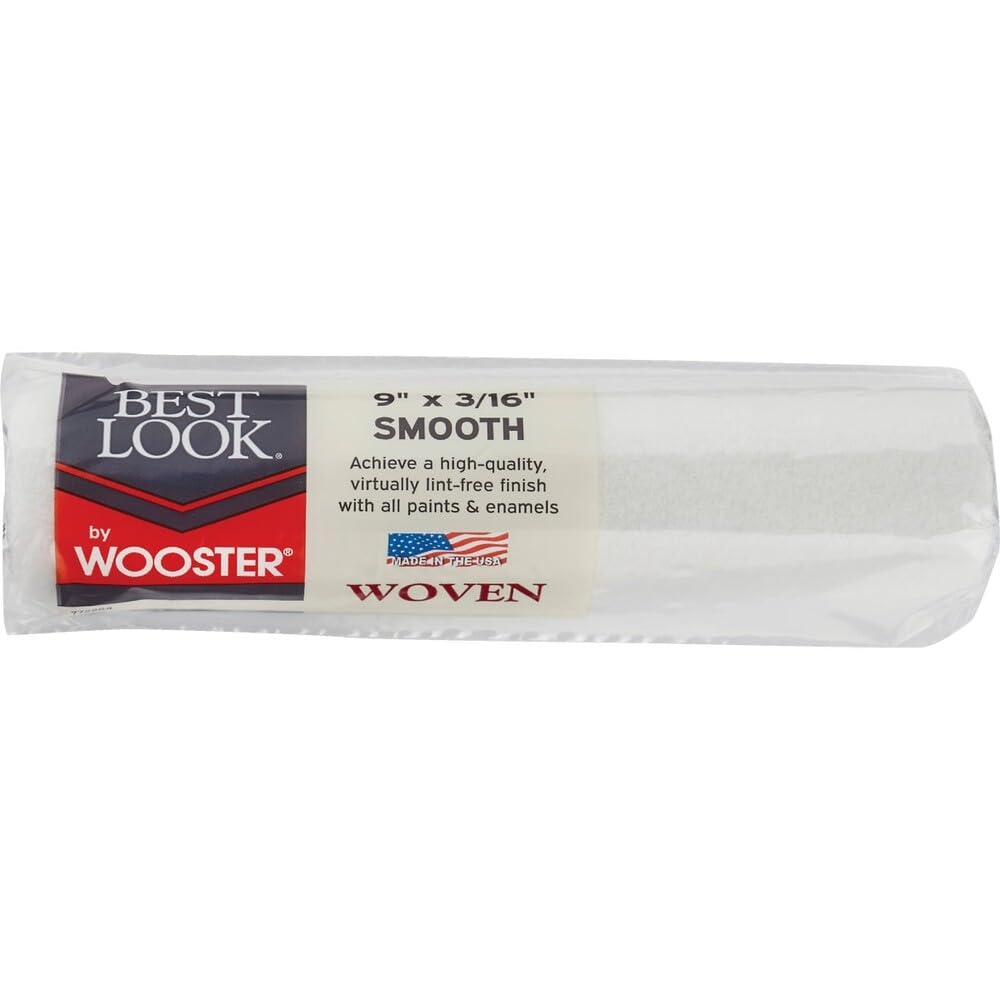 Wooster - Best Look By  9 In. x 3/16 In. Woven Fabric Roller Cover - 1 Each