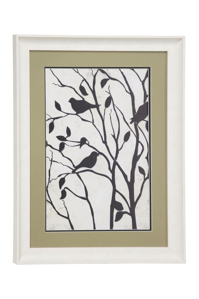Grayson Lane 87780 White Framed 23.5-in H x 17.5-in W Country Painting