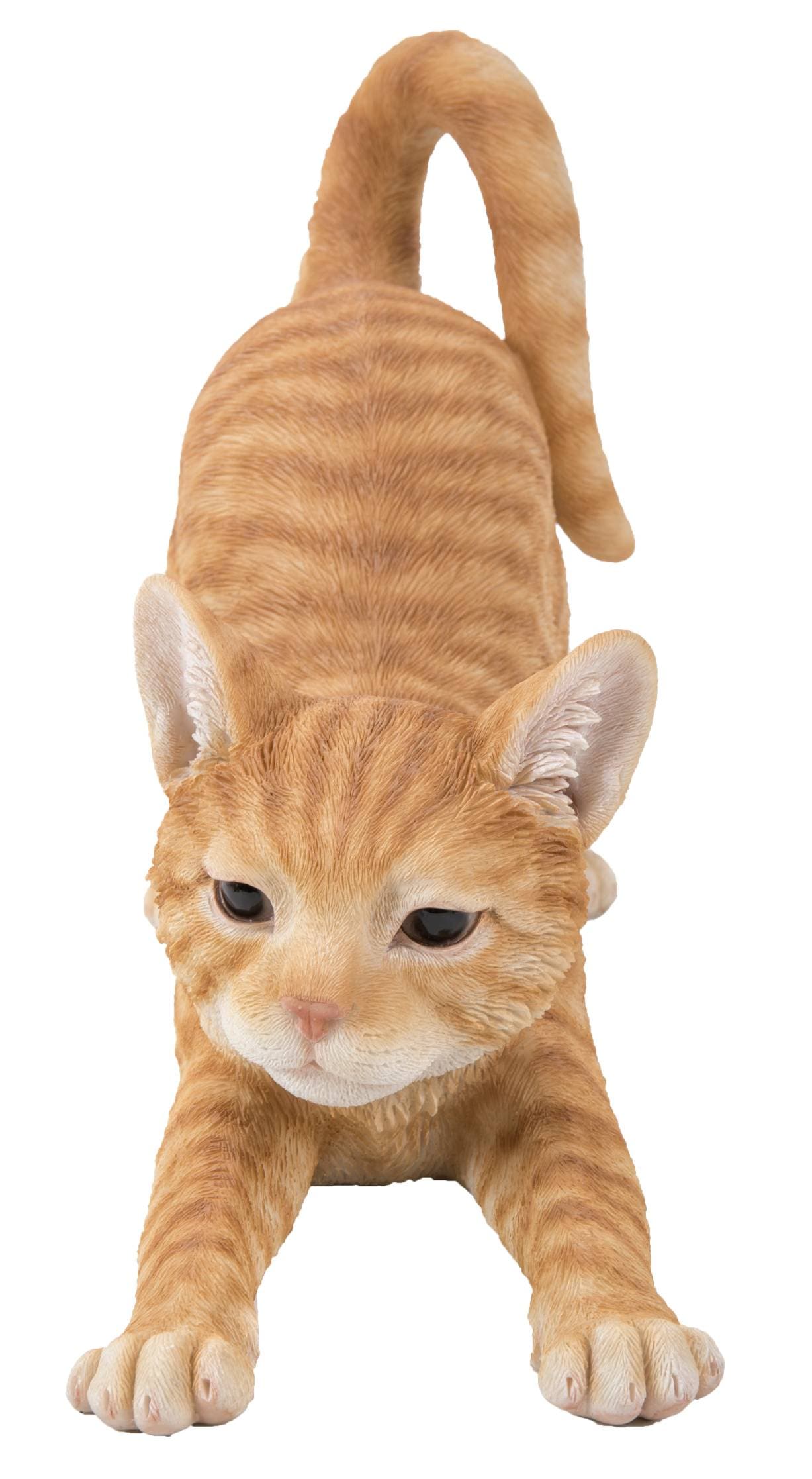 Hi-Line Gift 87757-O 9.37-Inches H x 5.31-Inches W Orange Animal Garden Statue