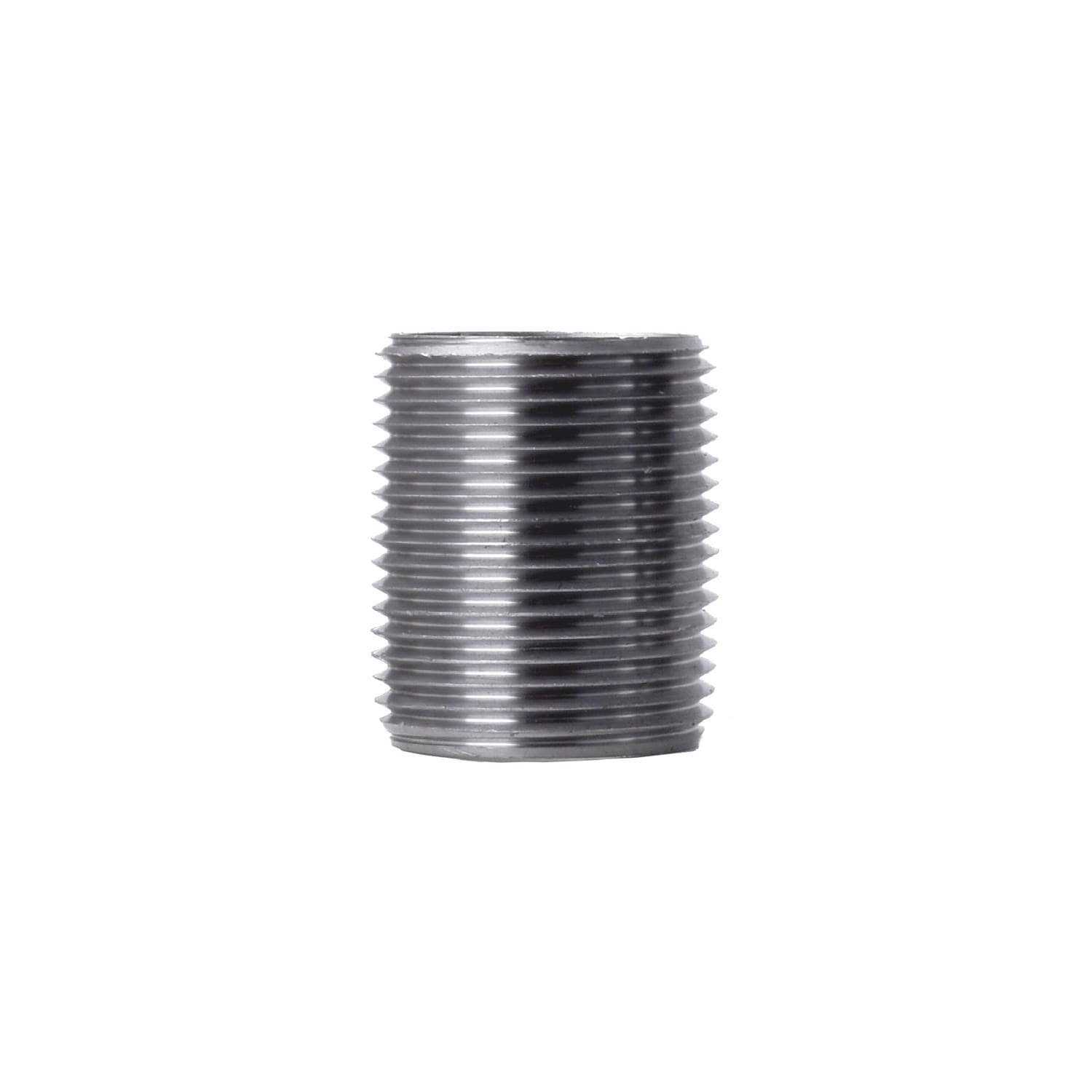STZ  Industries 3 in. MIP each X 3 in. D MIP Black Steel Close Nipple