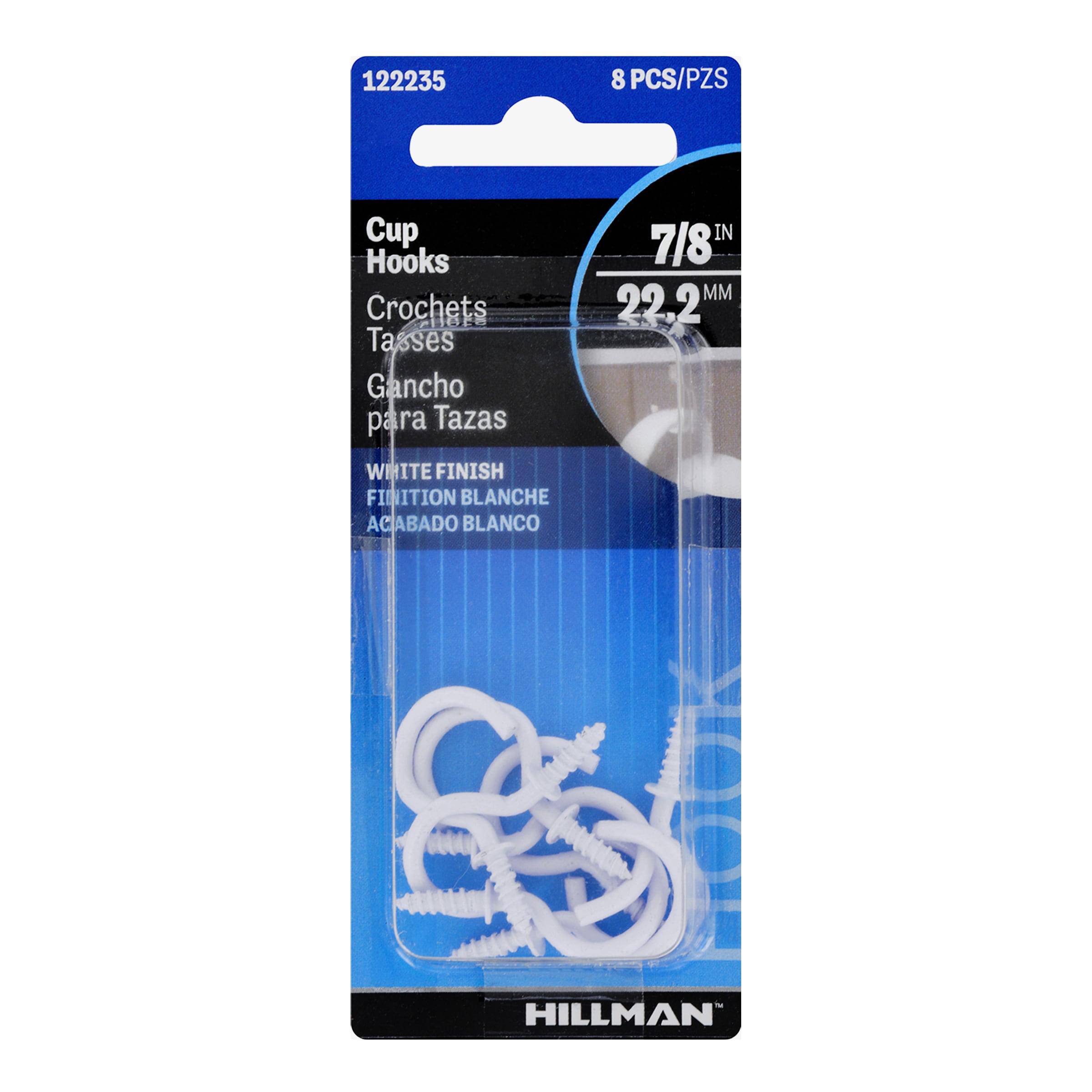 Hillman 0.66-in Stainless Steel Q-hanger (12-Pack) in the Hooks