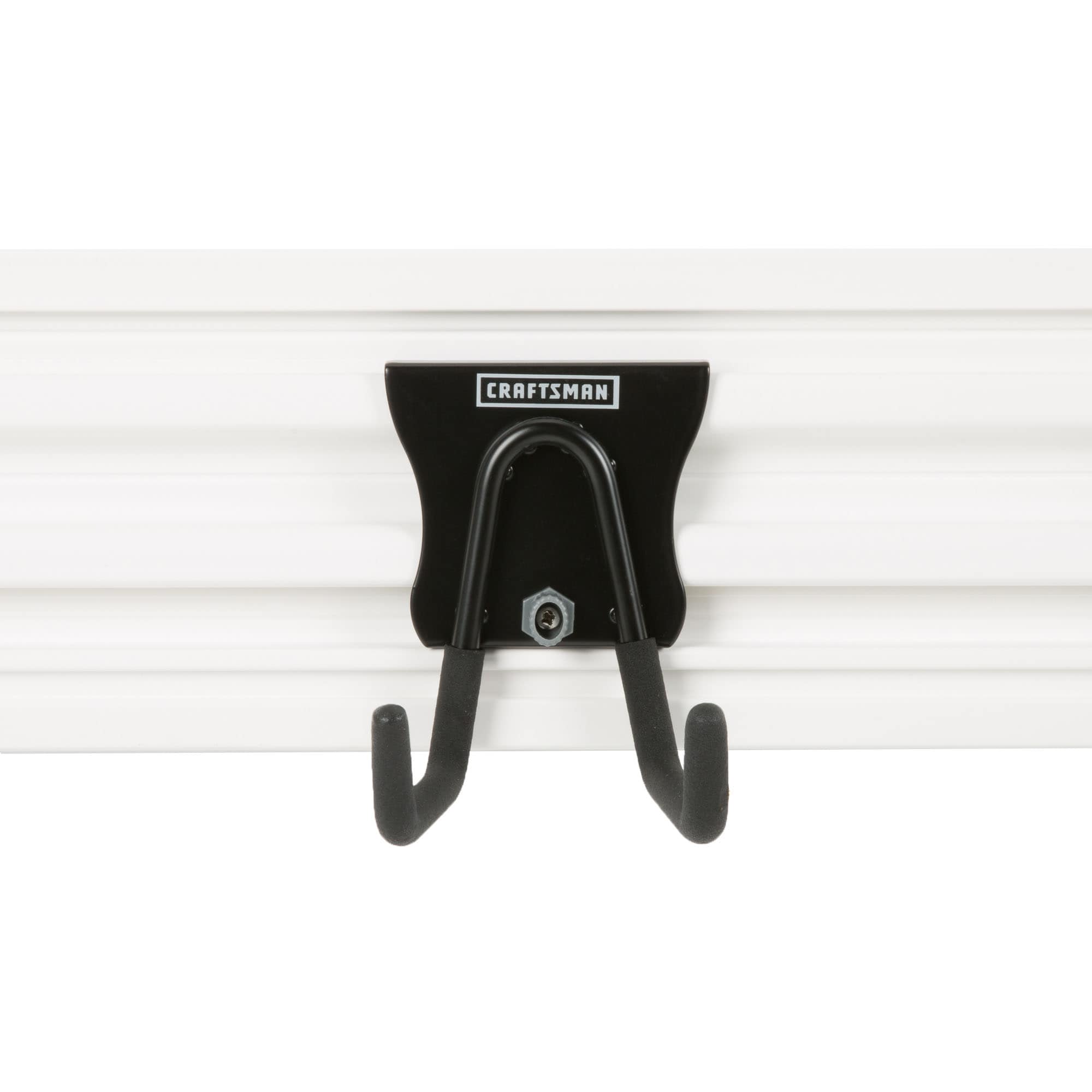 Versatrack White and Black 20-Piece Garage Storage Rail System
