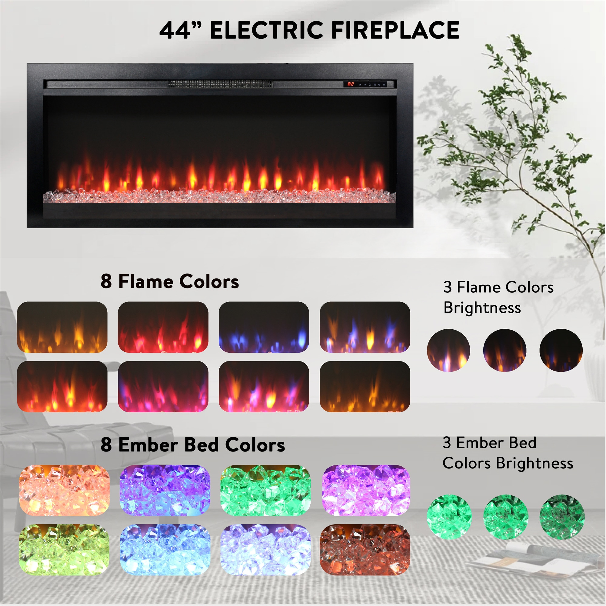 BABOOM BOM-P152181-OR Electric-Fireplaces - View #3