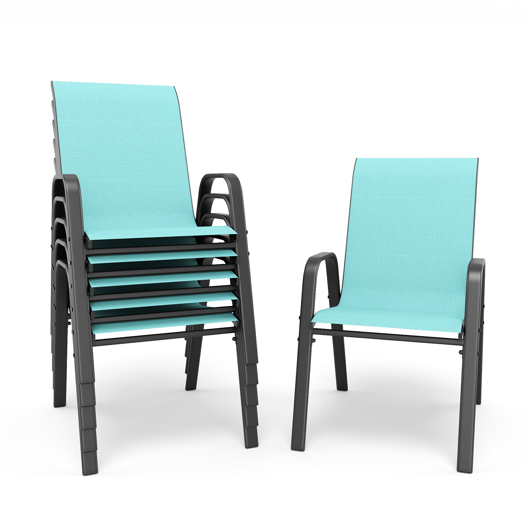 SINOFURN SYG1100042GY Patio-Dining-Sets - View #3