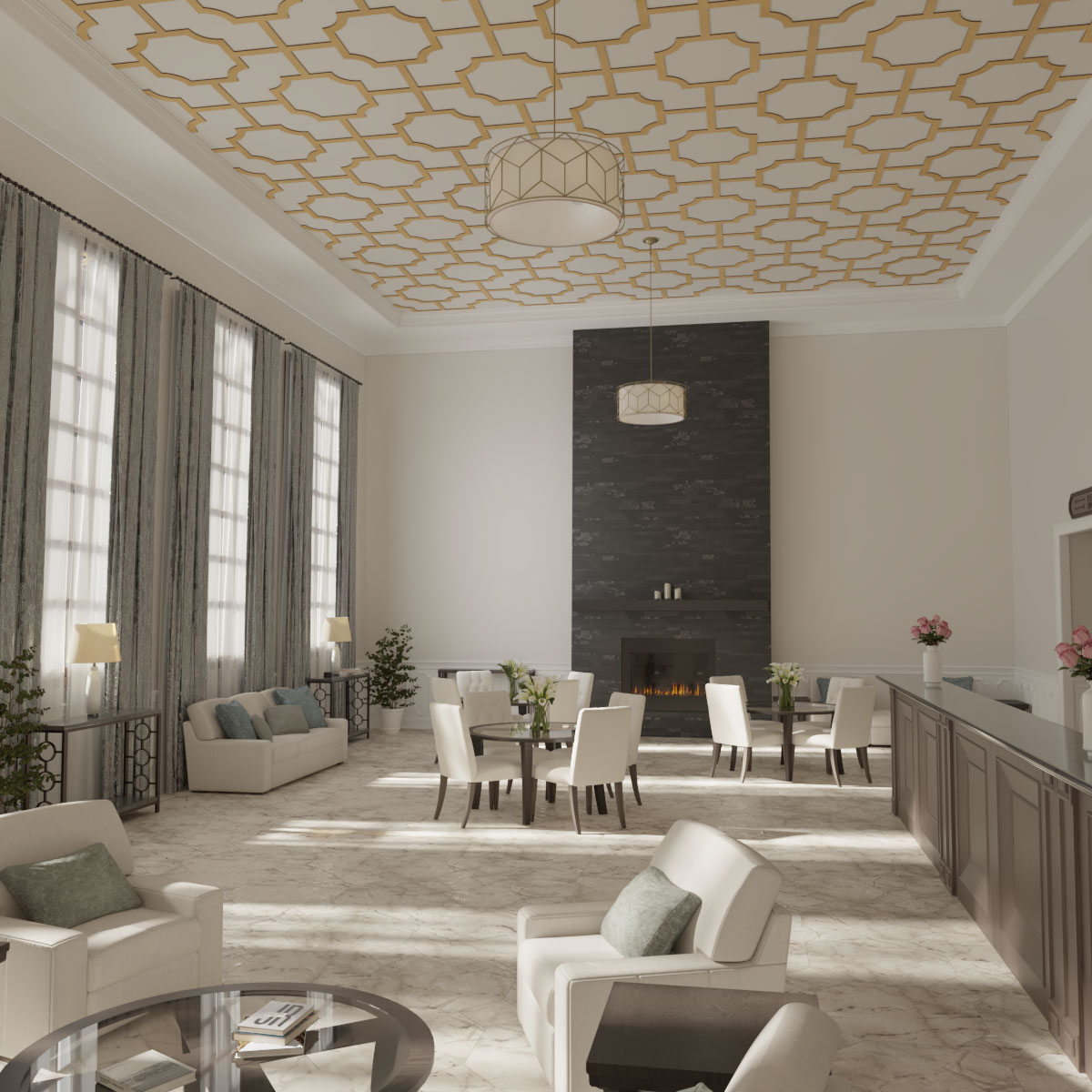 Ekena Millwork CELW67X67X0375BRDMF Wall-Panels - View #8